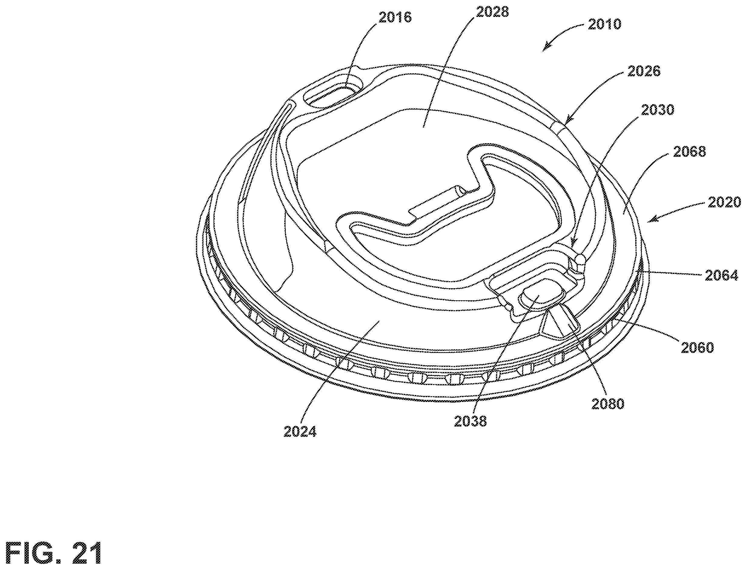 Patent US11787605 Figure 20 – Drink lid for a cup