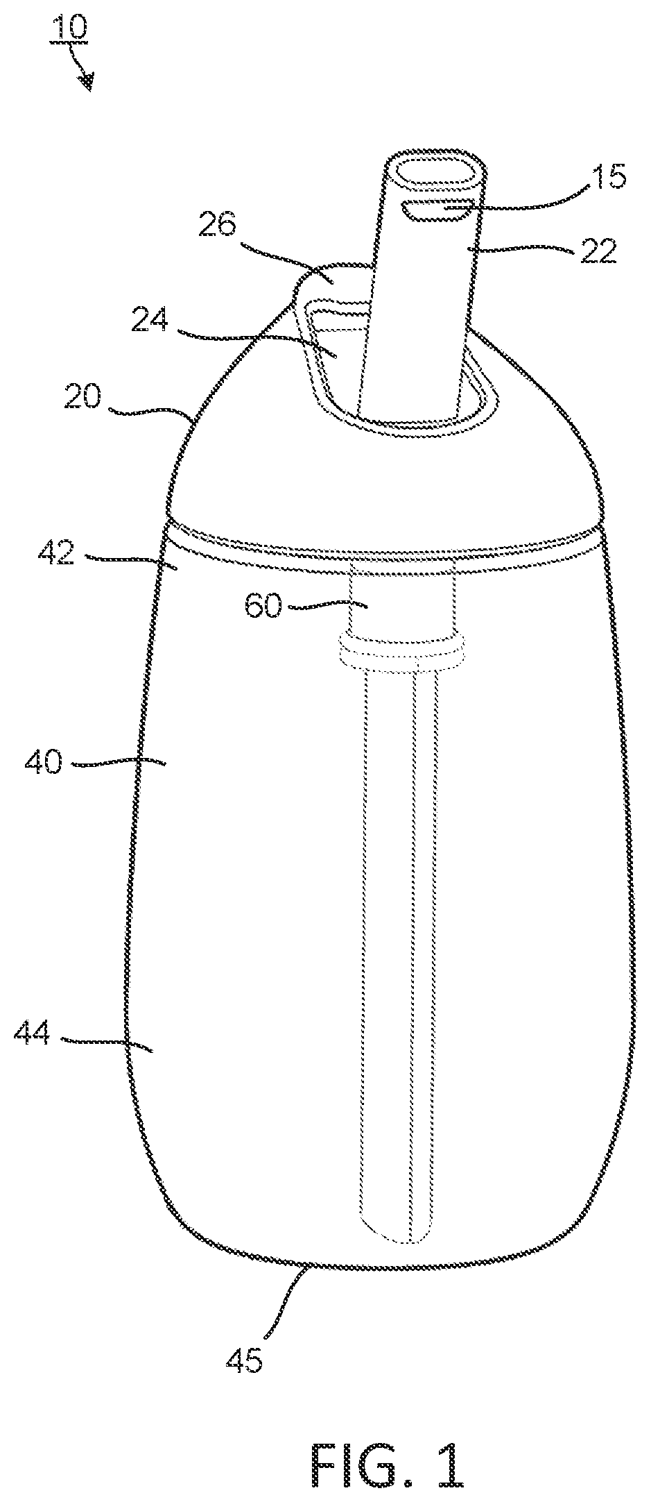 Patent US11787606 Figure 1 – Flip straw cup assembly