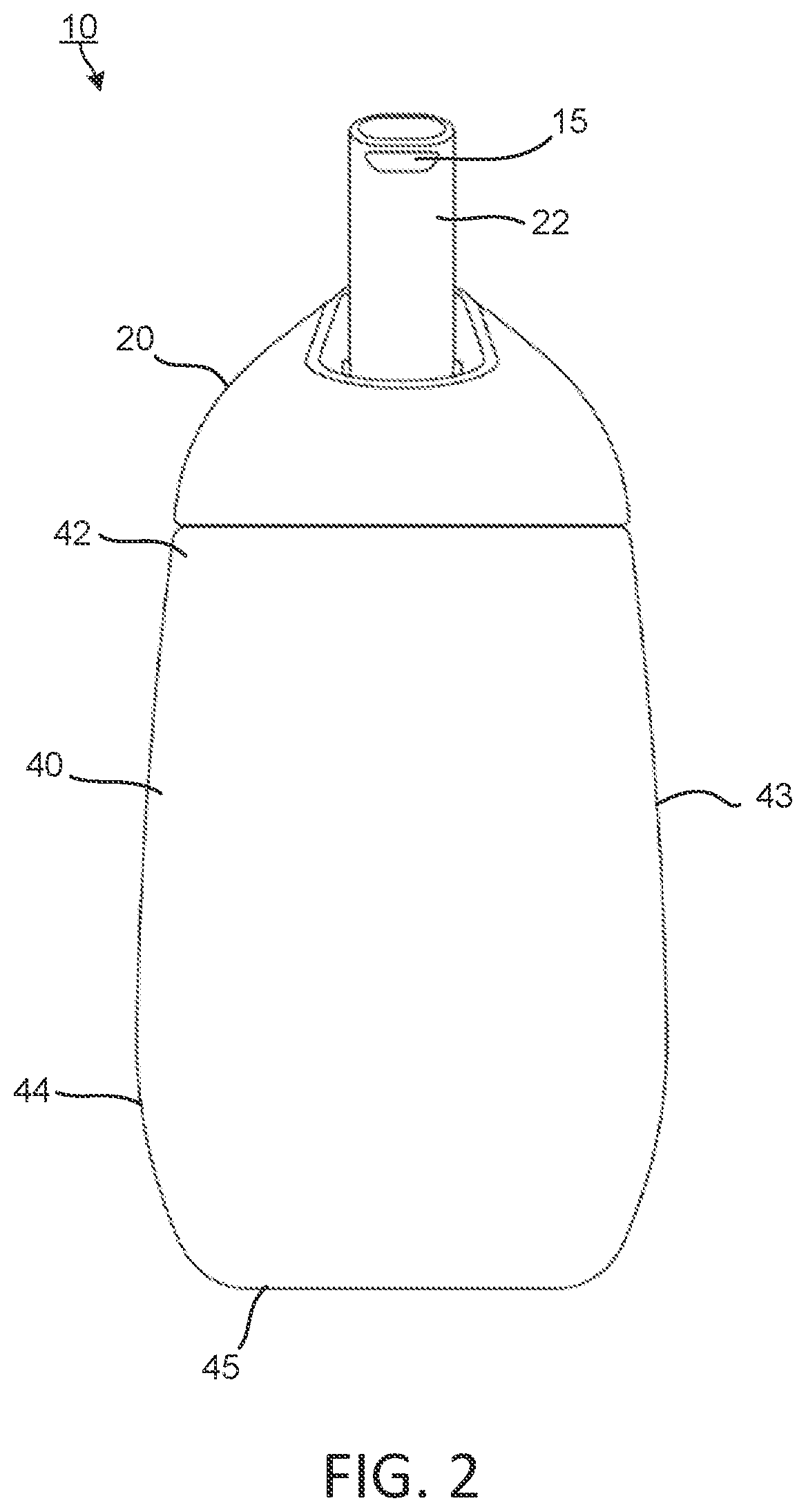 Patent US11787606 Figure 2 – Flip straw cup assembly
