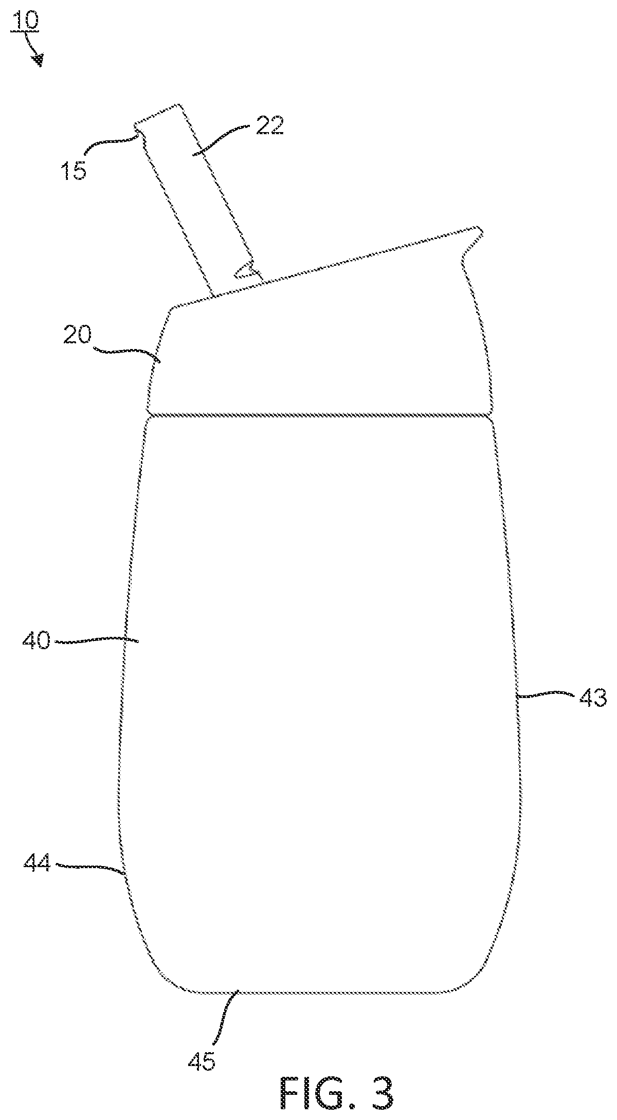 Patent US11787606 Figure 3 – Flip straw cup assembly