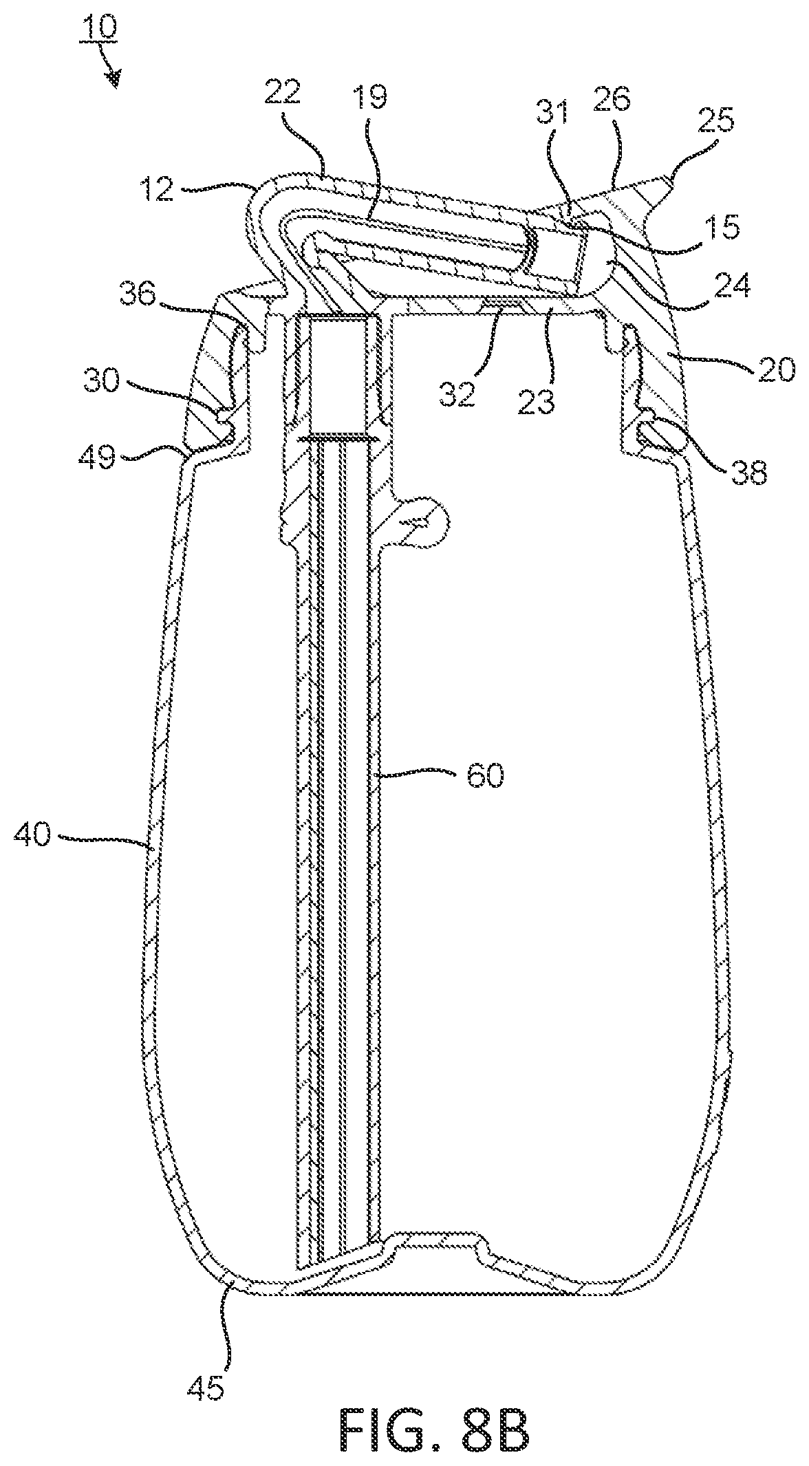 Patent US11787606 Figure 9 – Flip straw cup assembly