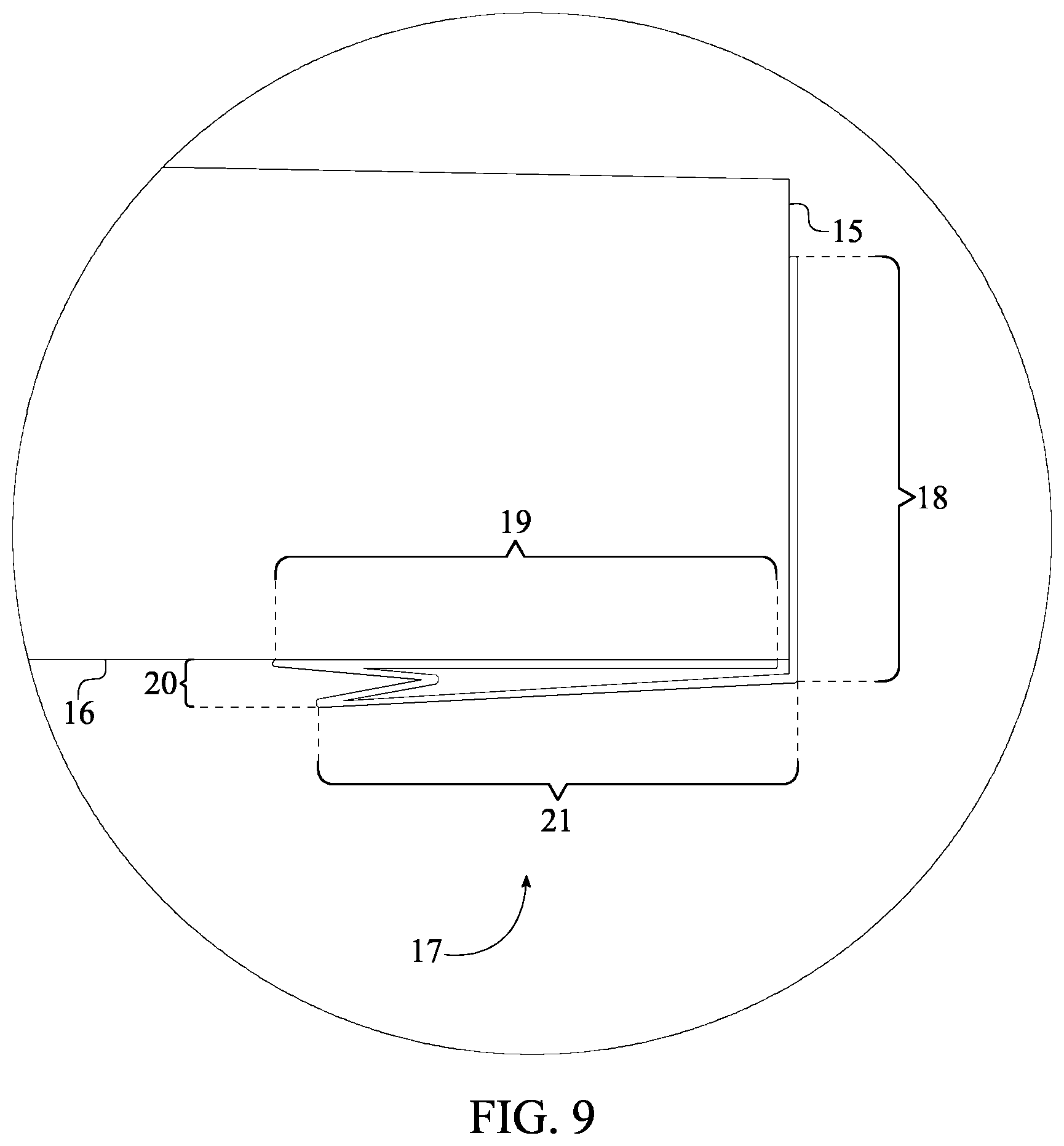 Patent US11787610 Figure 9 – Child-proof container