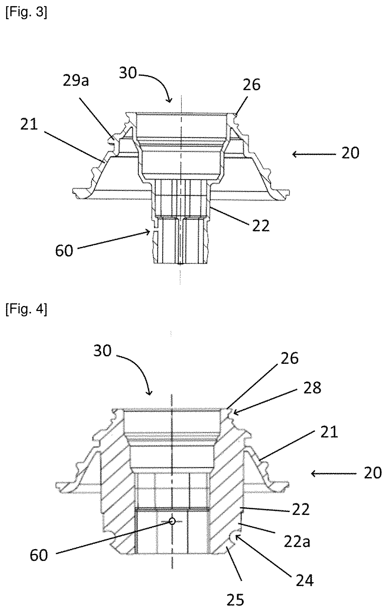 Patent US11787620 Figure 3 – Valve holding device for pocket refill, pocket refill and refillable dispenser casing comprising same