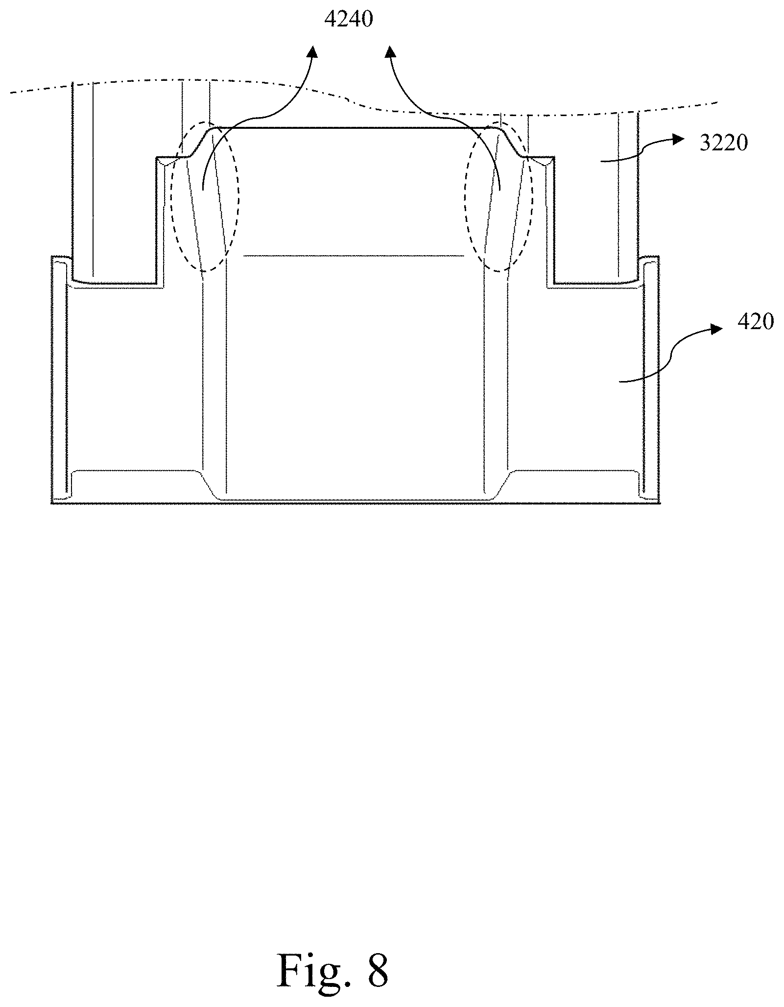 Patent US11787621 Figure 8 – Reticle pod and wear parts thereof