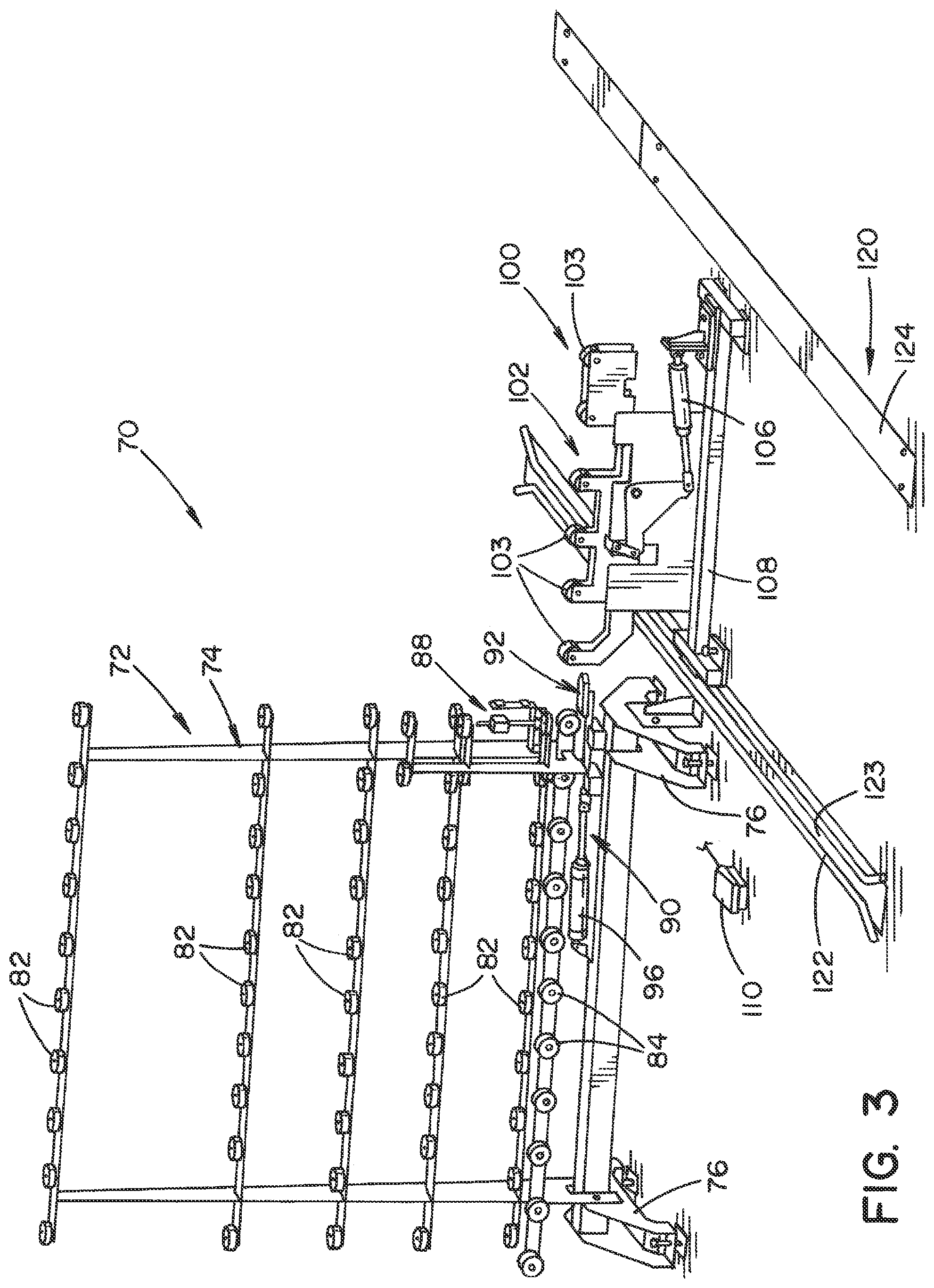 Patent US11787622 Figure 4 – Racking system and method