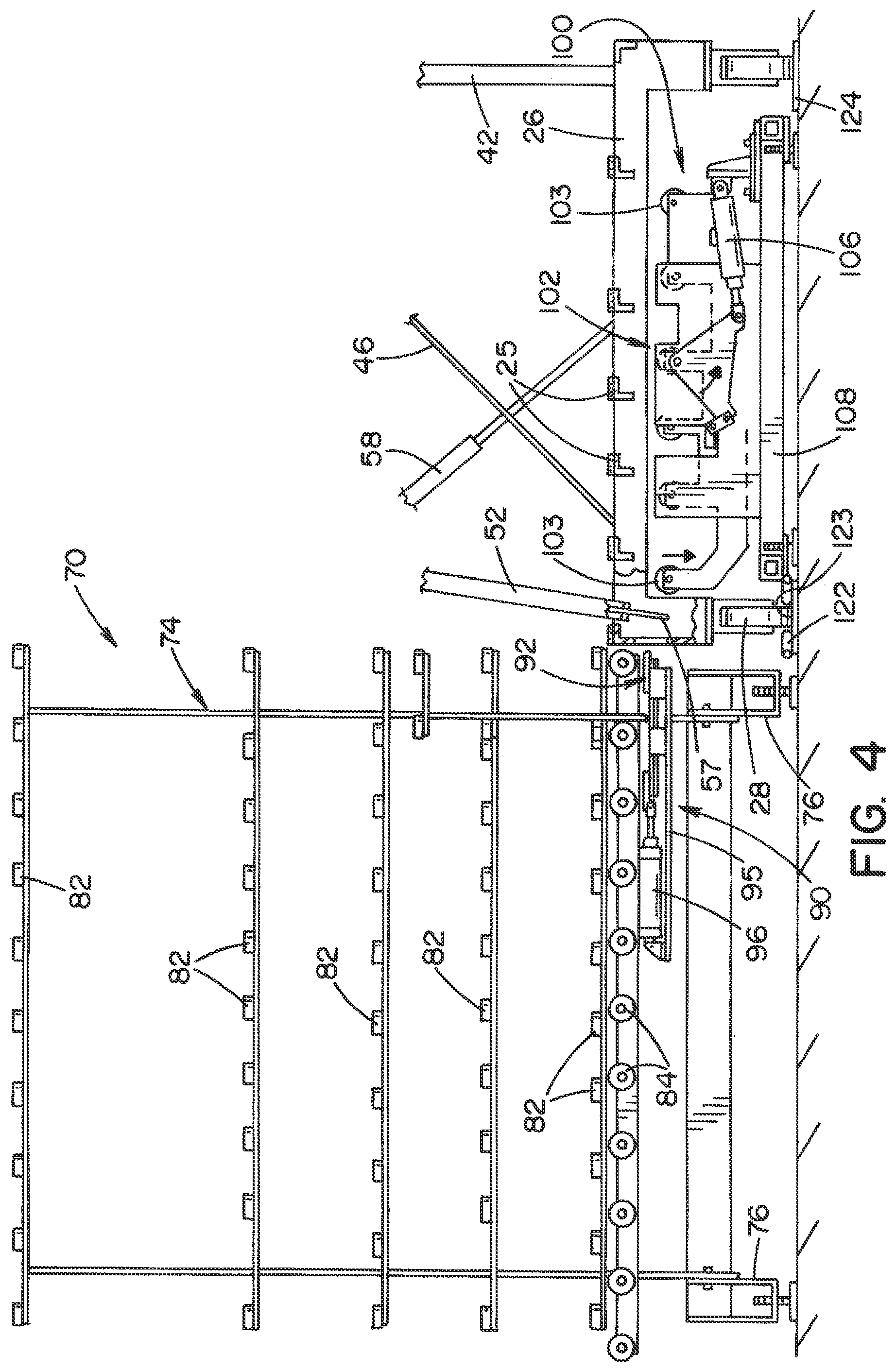 Patent US11787622 Figure 5 – Racking system and method