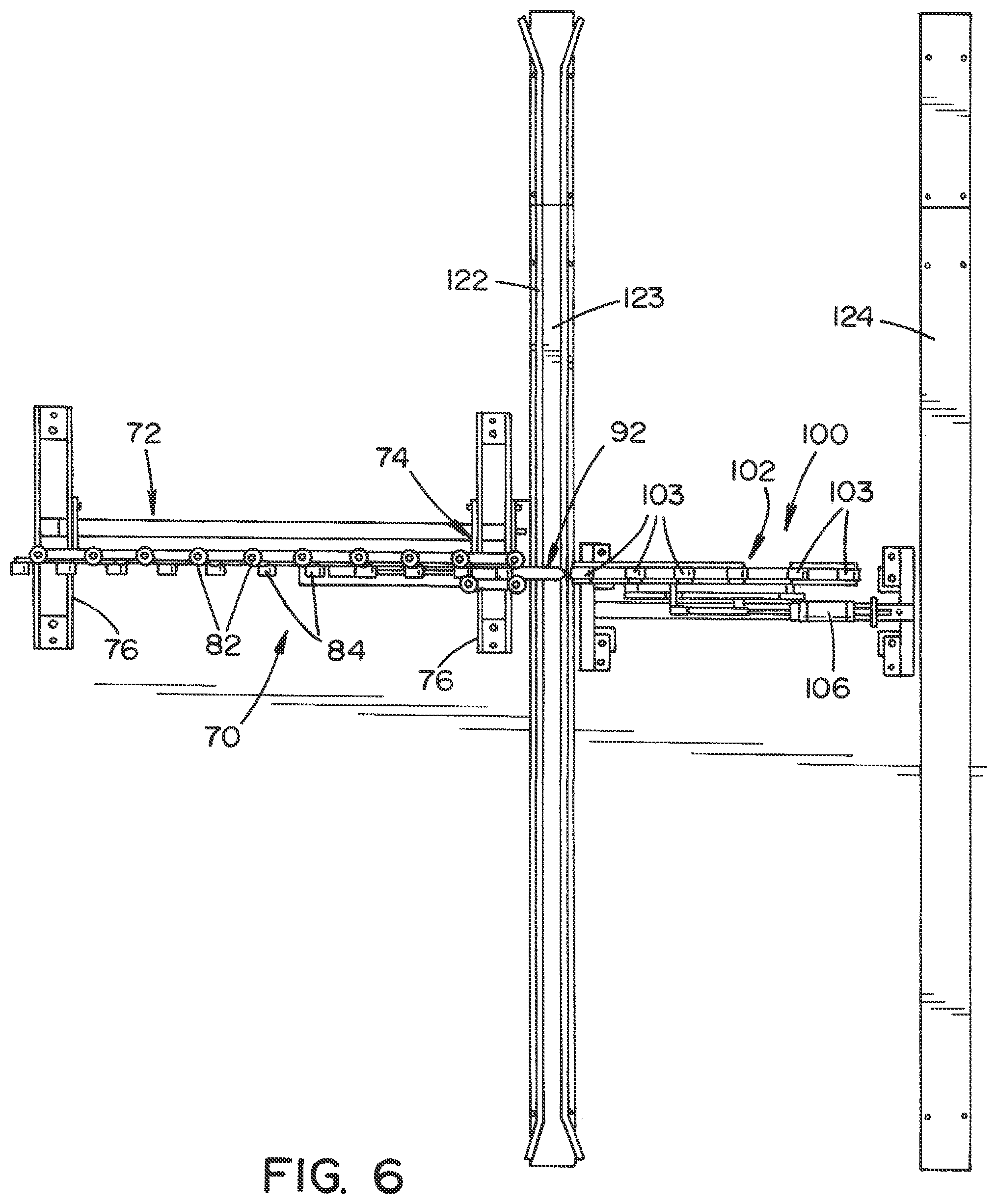 Patent US11787622 Figure 7 – Racking system and method