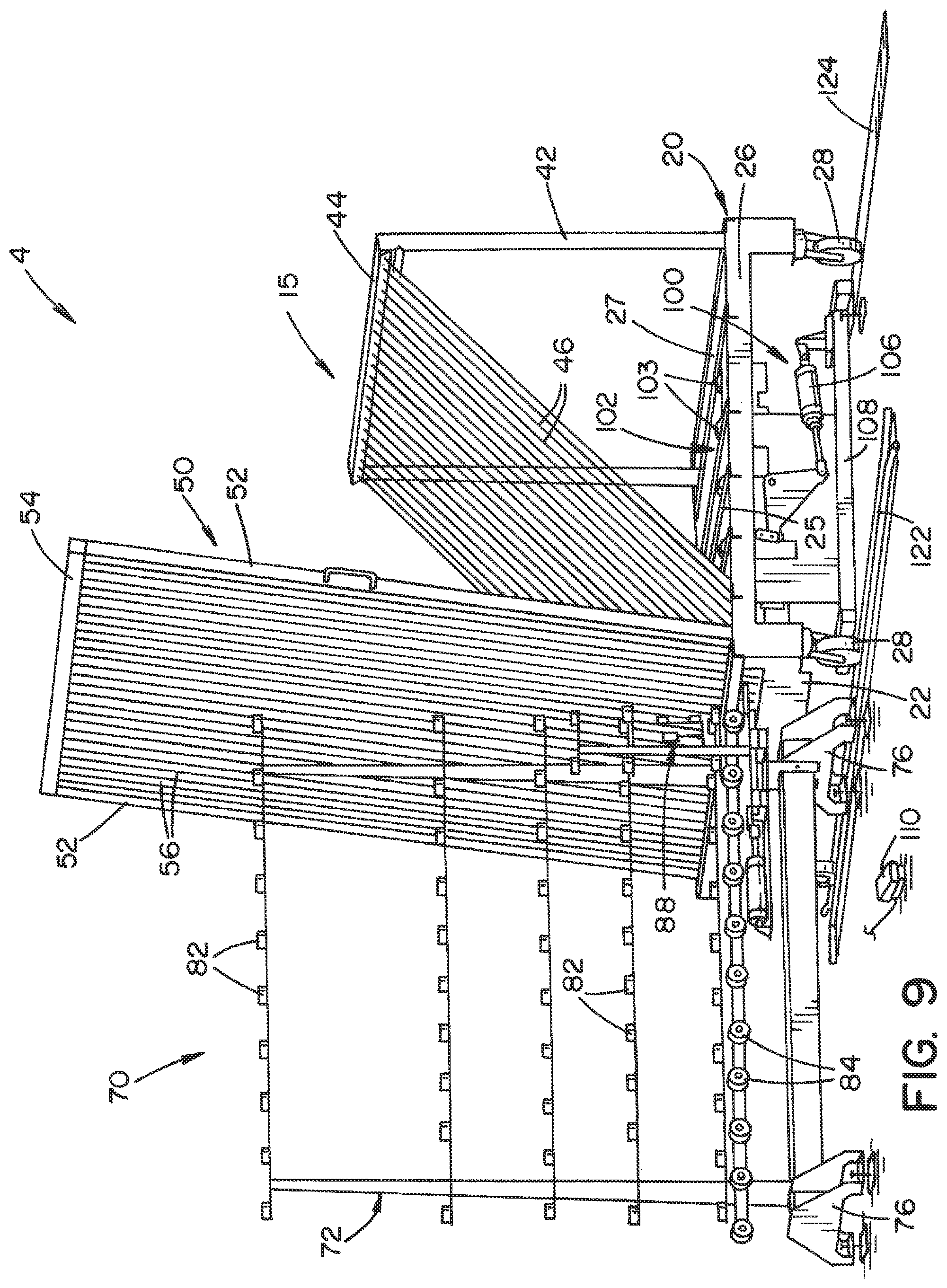 Patent US11787622 Figure 11 – Racking system and method