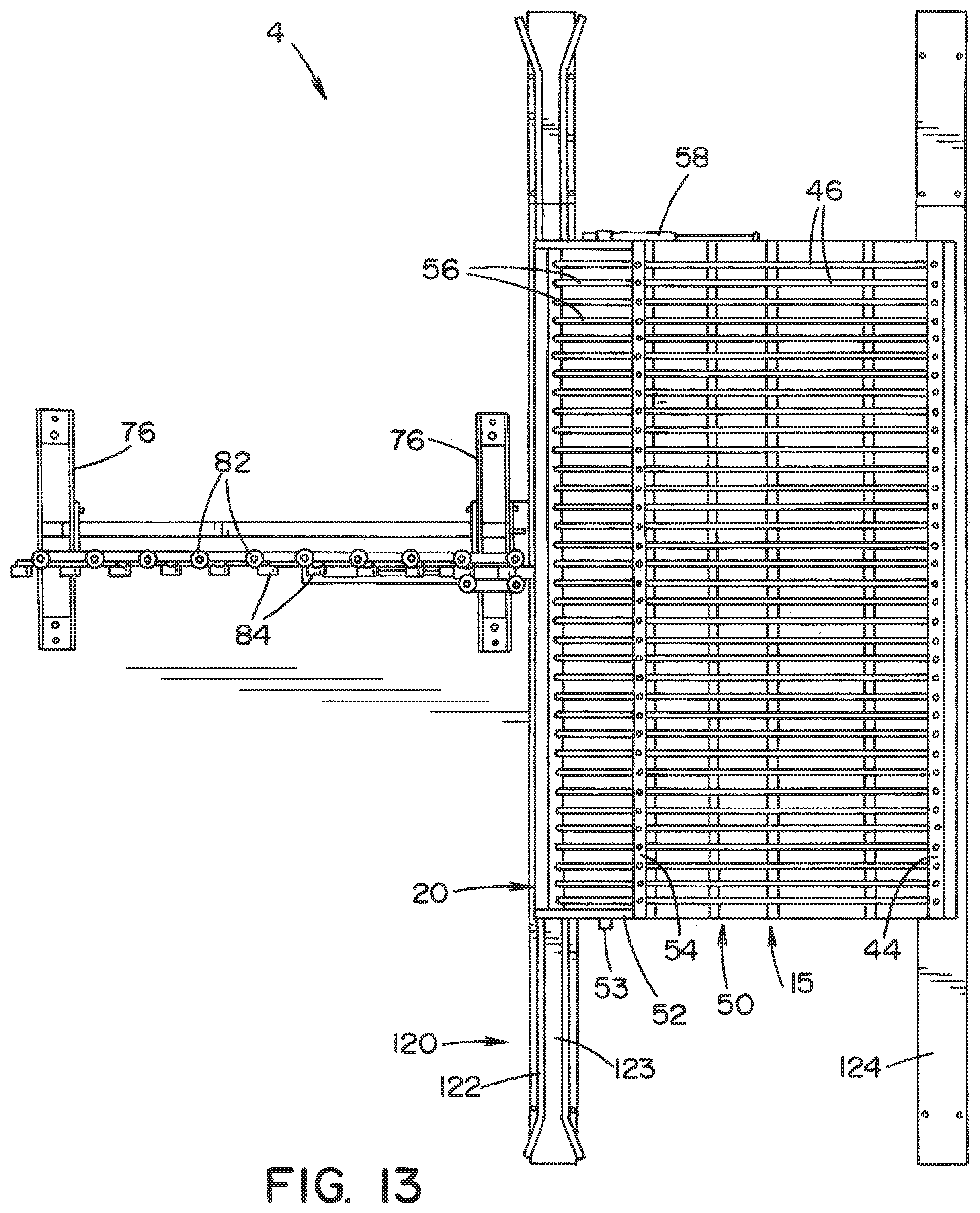 Patent US11787622 Figure 15 – Racking system and method