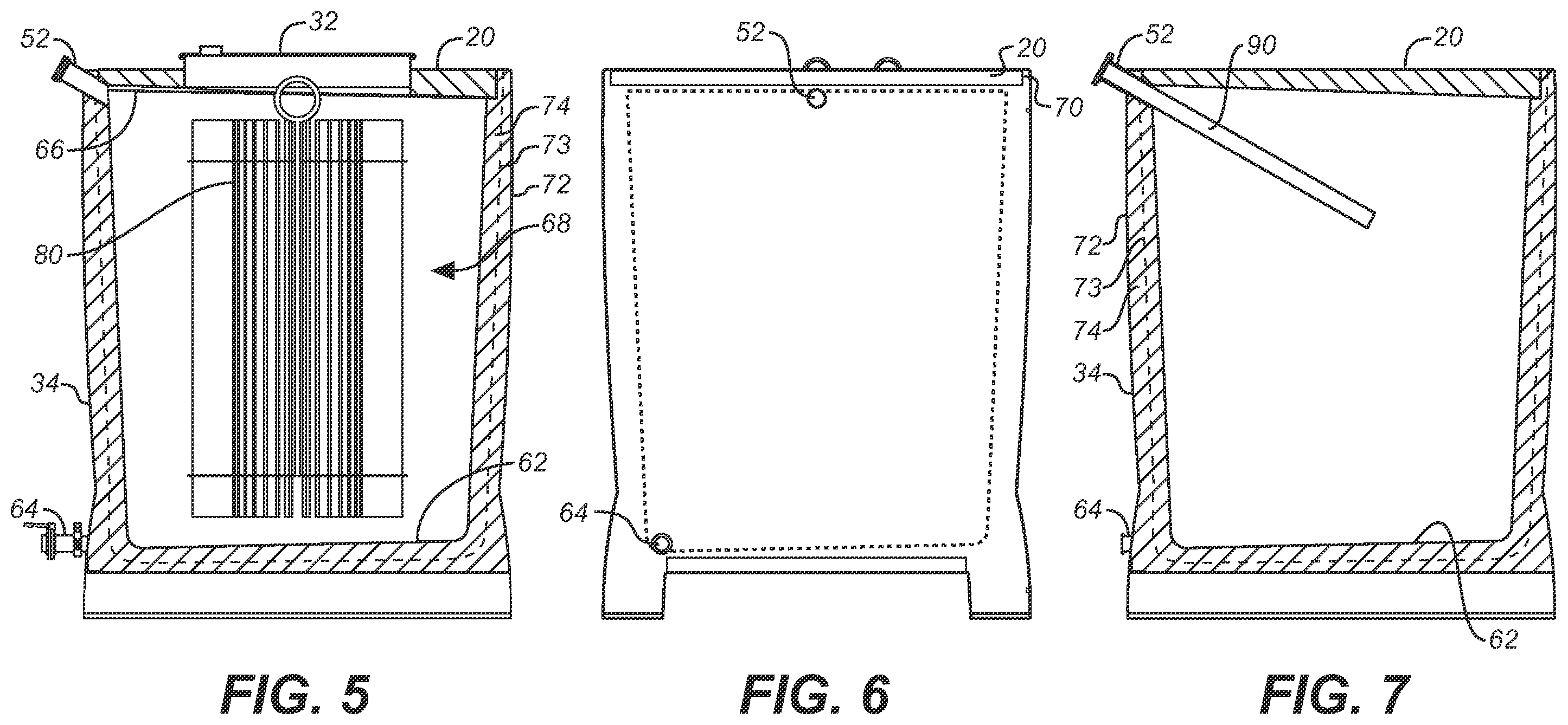 Patent US11787624 Figure 4 – Stackable cast stone composite fermentation and storage tank