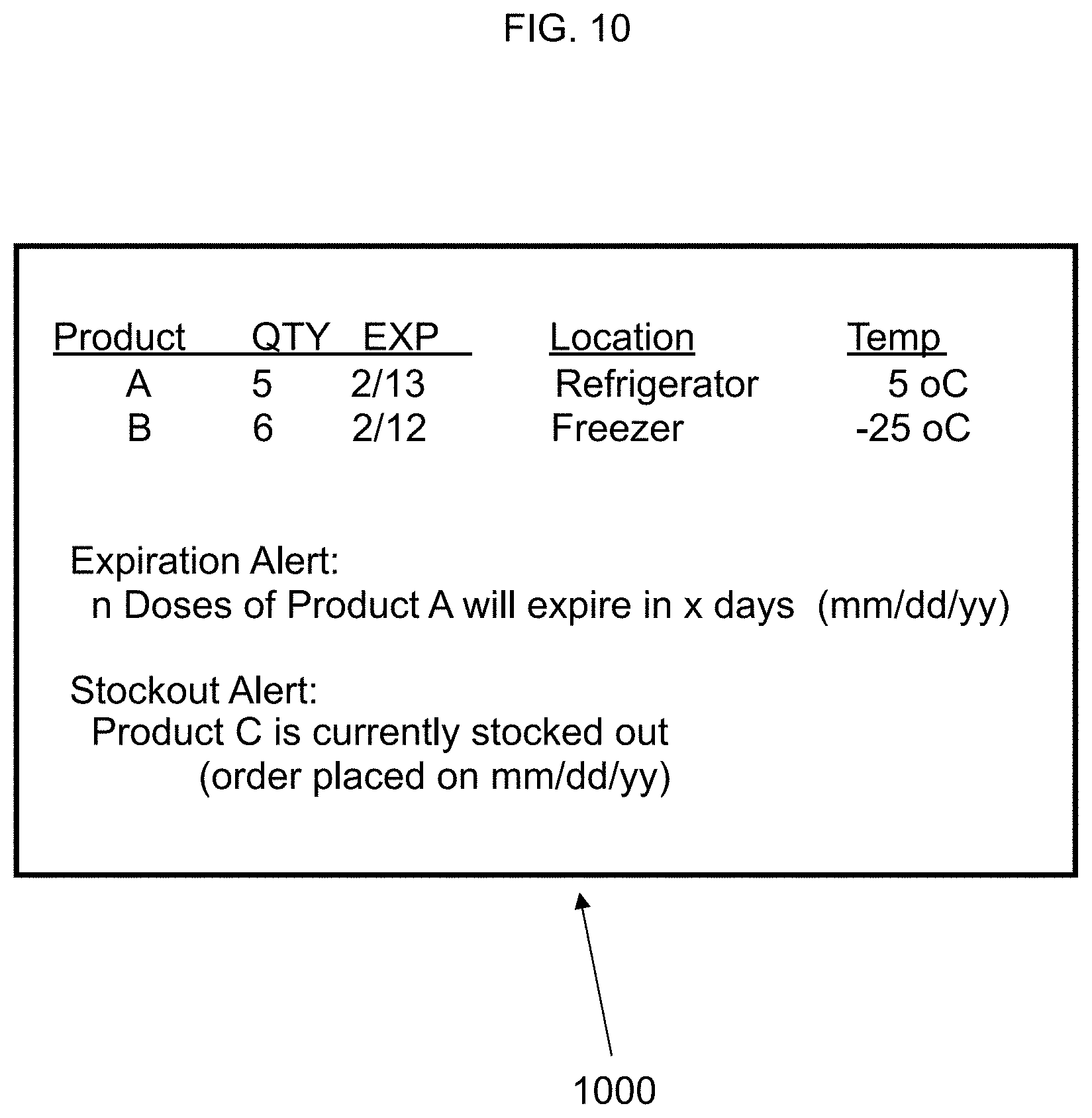 Patent US11787632 Figure 13 – Automated smart storage of temperature sensitive products