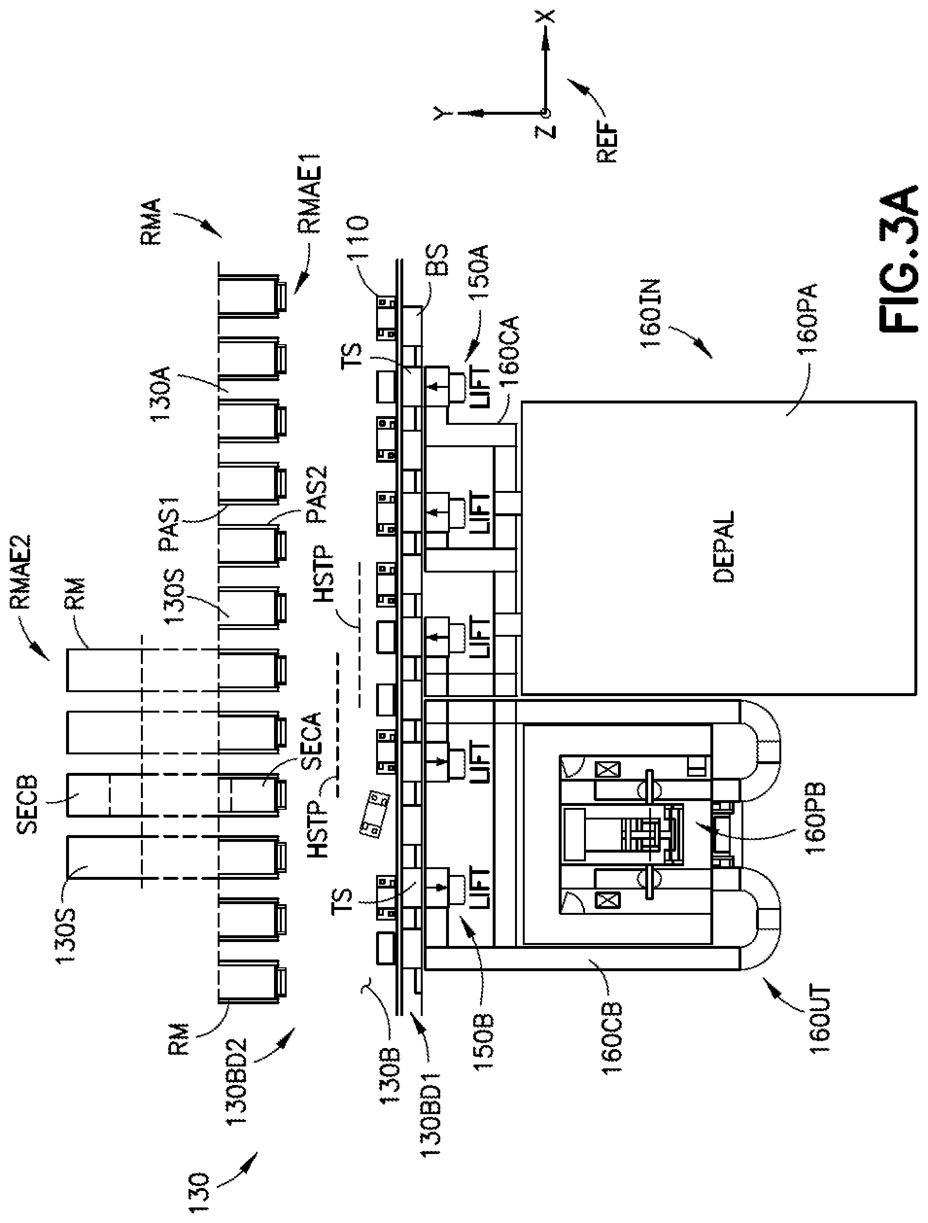Patent US11787634 Figure 5 – Storage and retrieval system