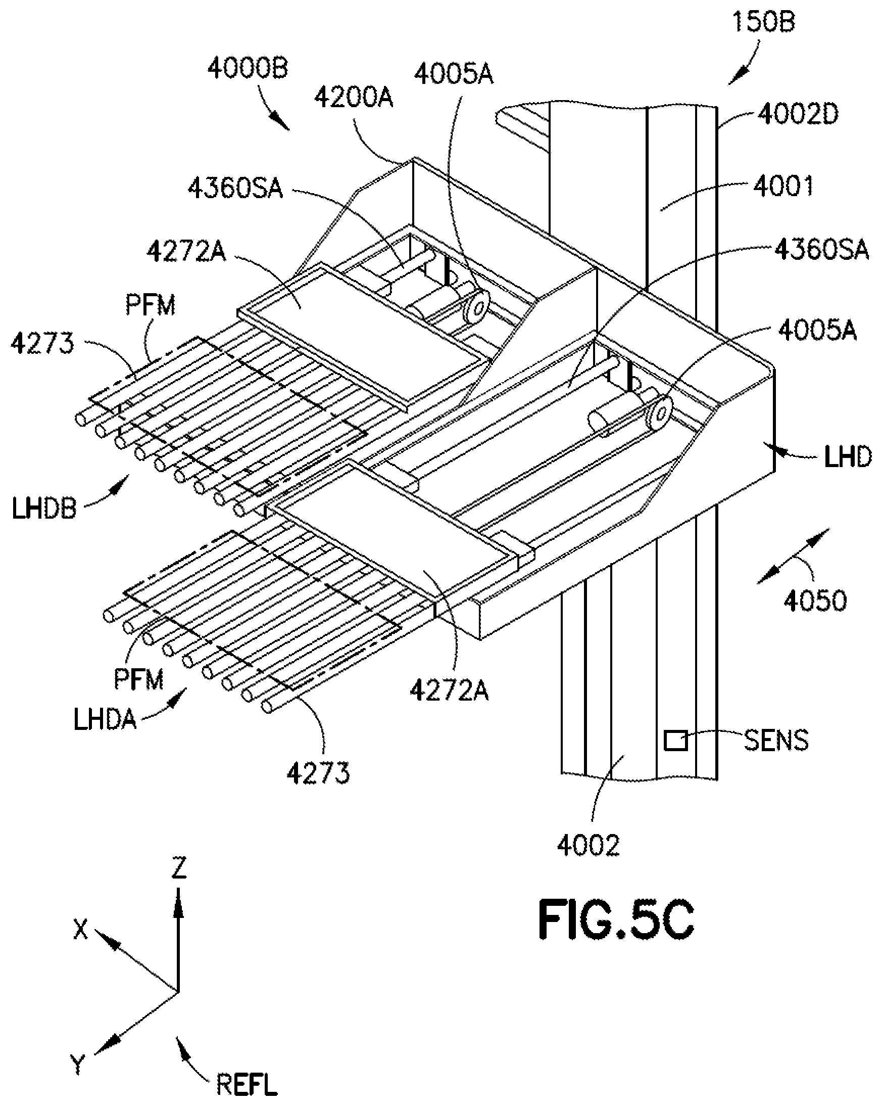 Patent US11787634 Figure 10 – Storage and retrieval system