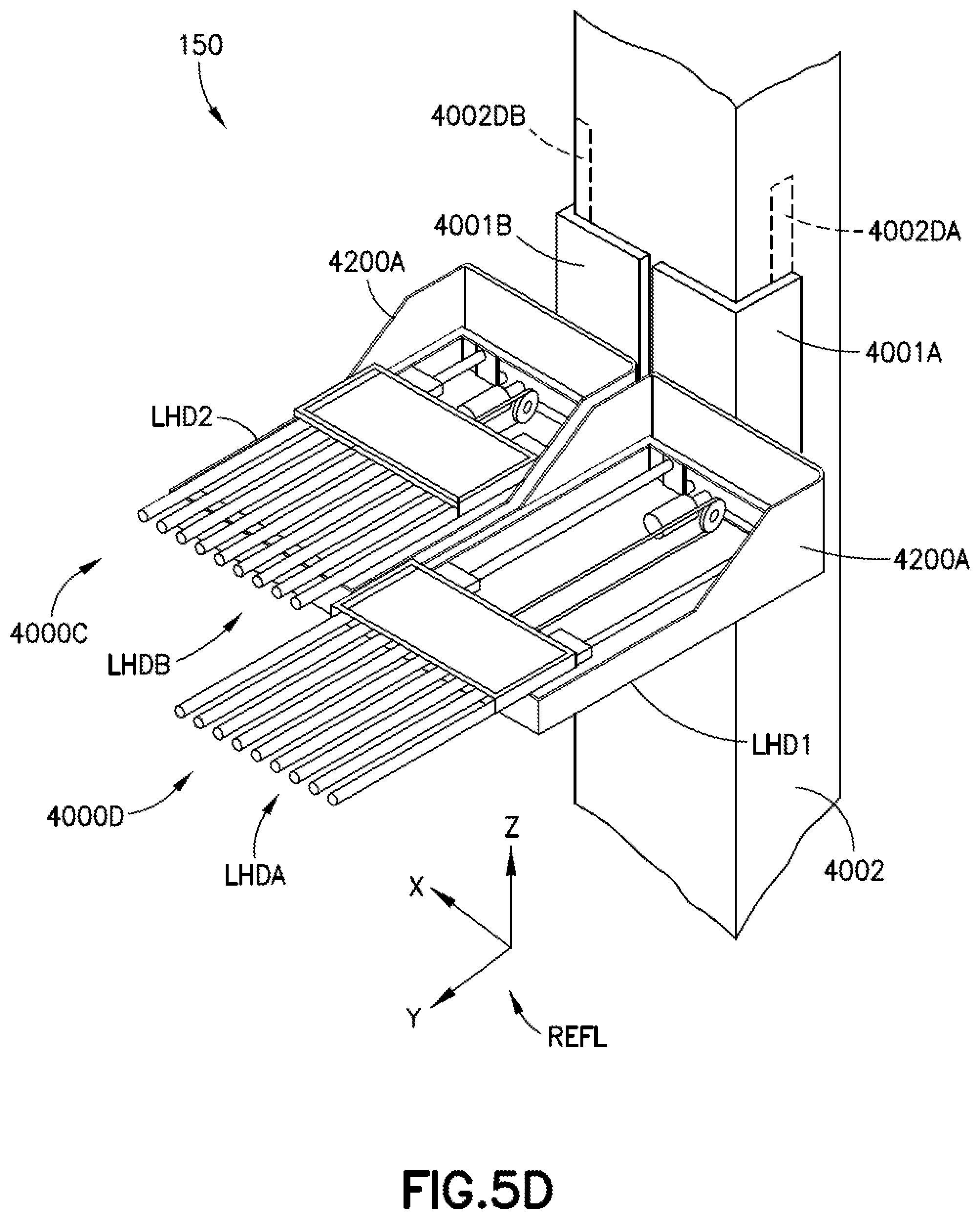 Patent US11787634 Figure 11 – Storage and retrieval system
