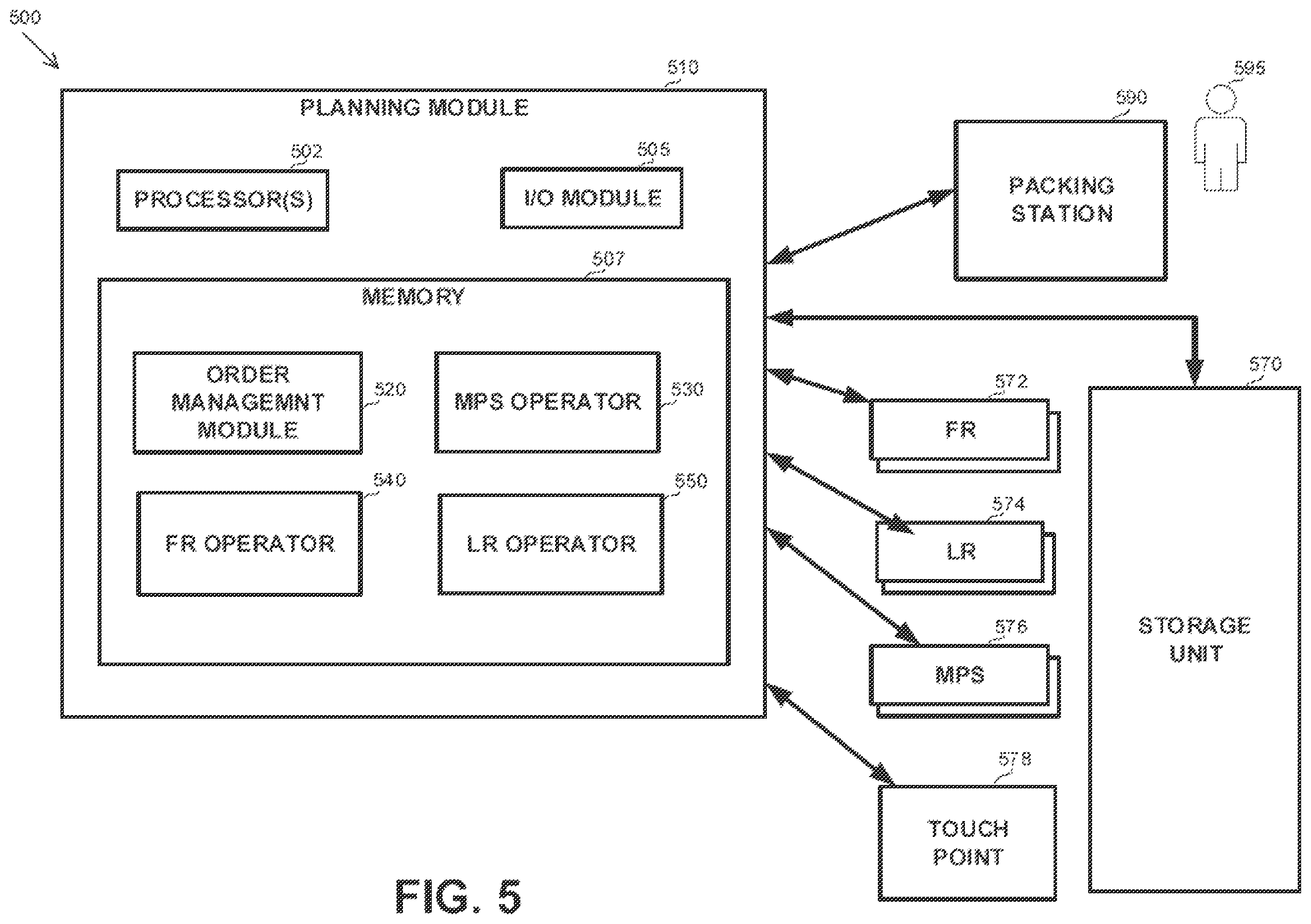 Patent US11787635 Figure 8 – Movable picking stations