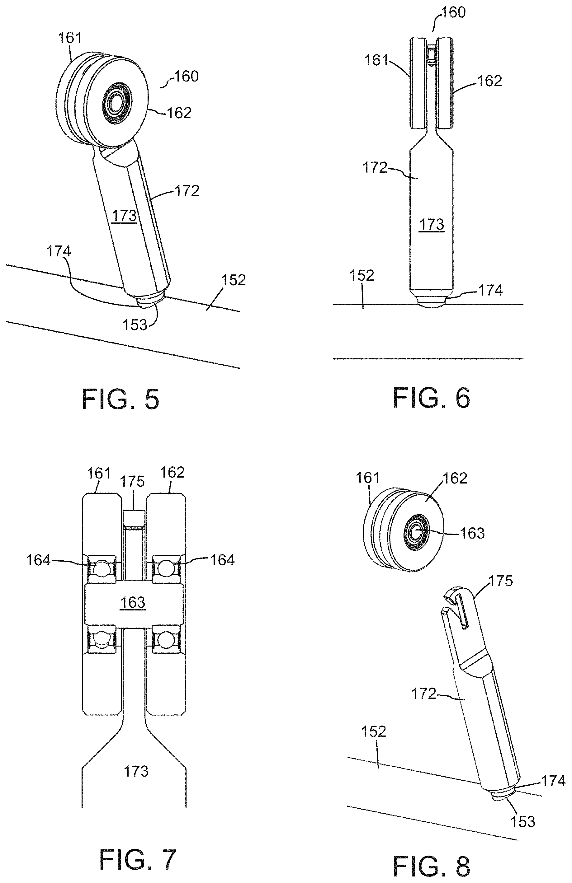 Patent US11787639 Figure 4 – Position limiter for flighted conveyor belt