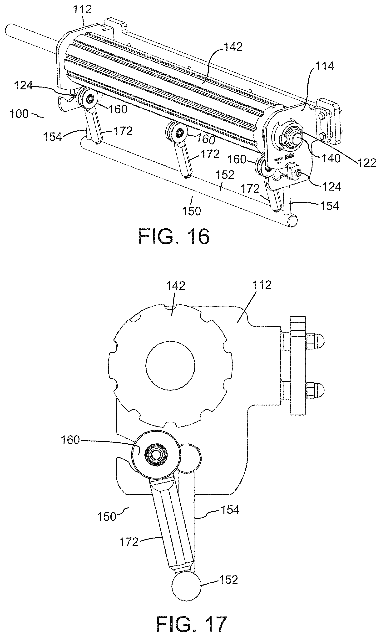 Patent US11787639 Figure 7 – Position limiter for flighted conveyor belt