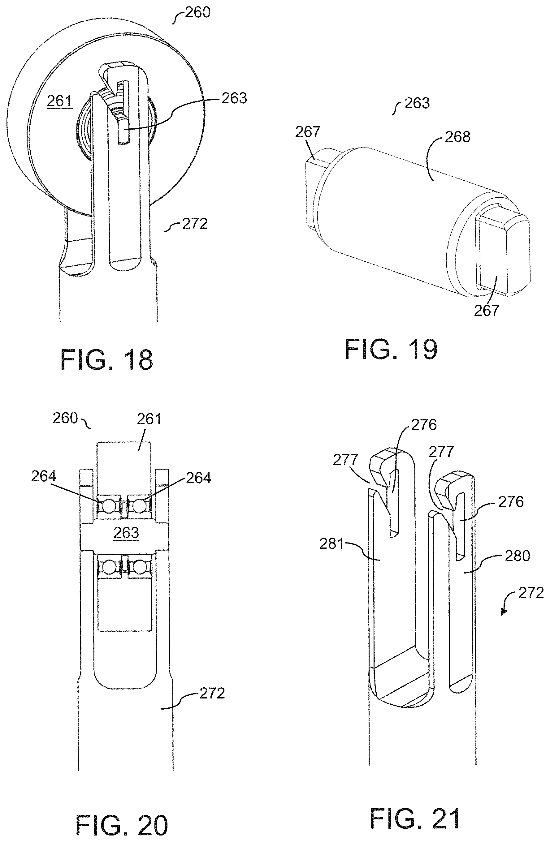 Patent US11787639 Figure 8 – Position limiter for flighted conveyor belt
