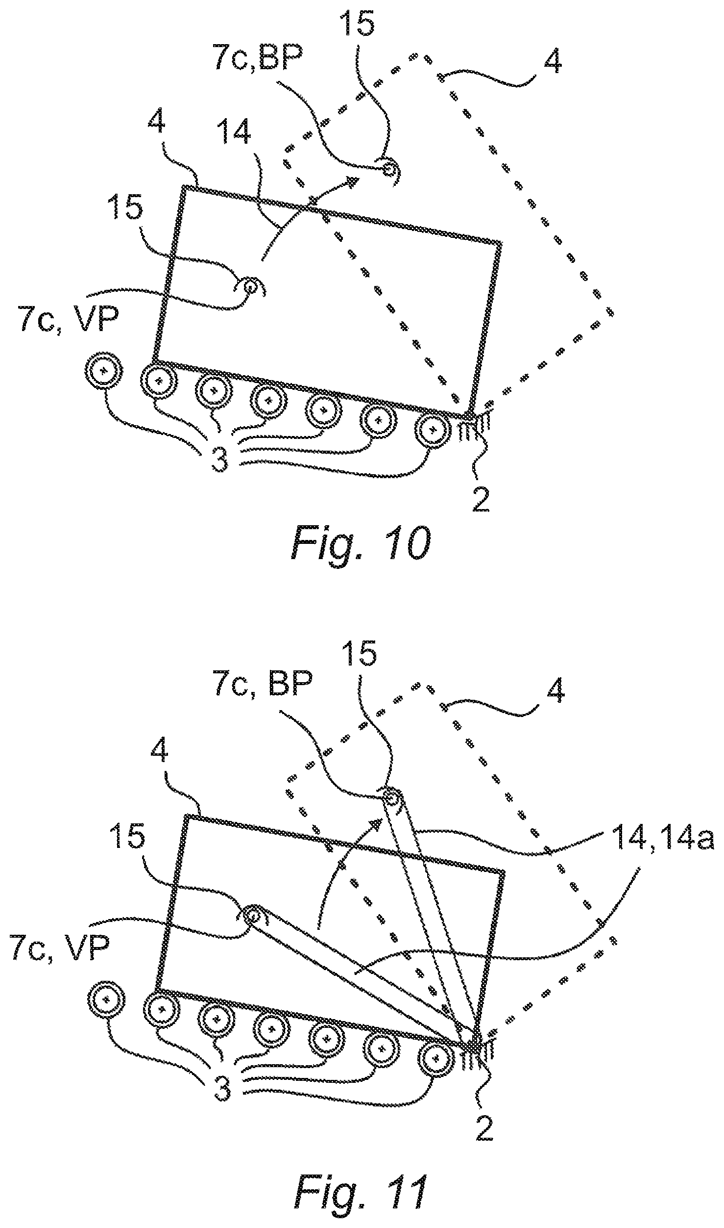 Patent US11787640 Figure 9 – Floor-bound continuous conveyor