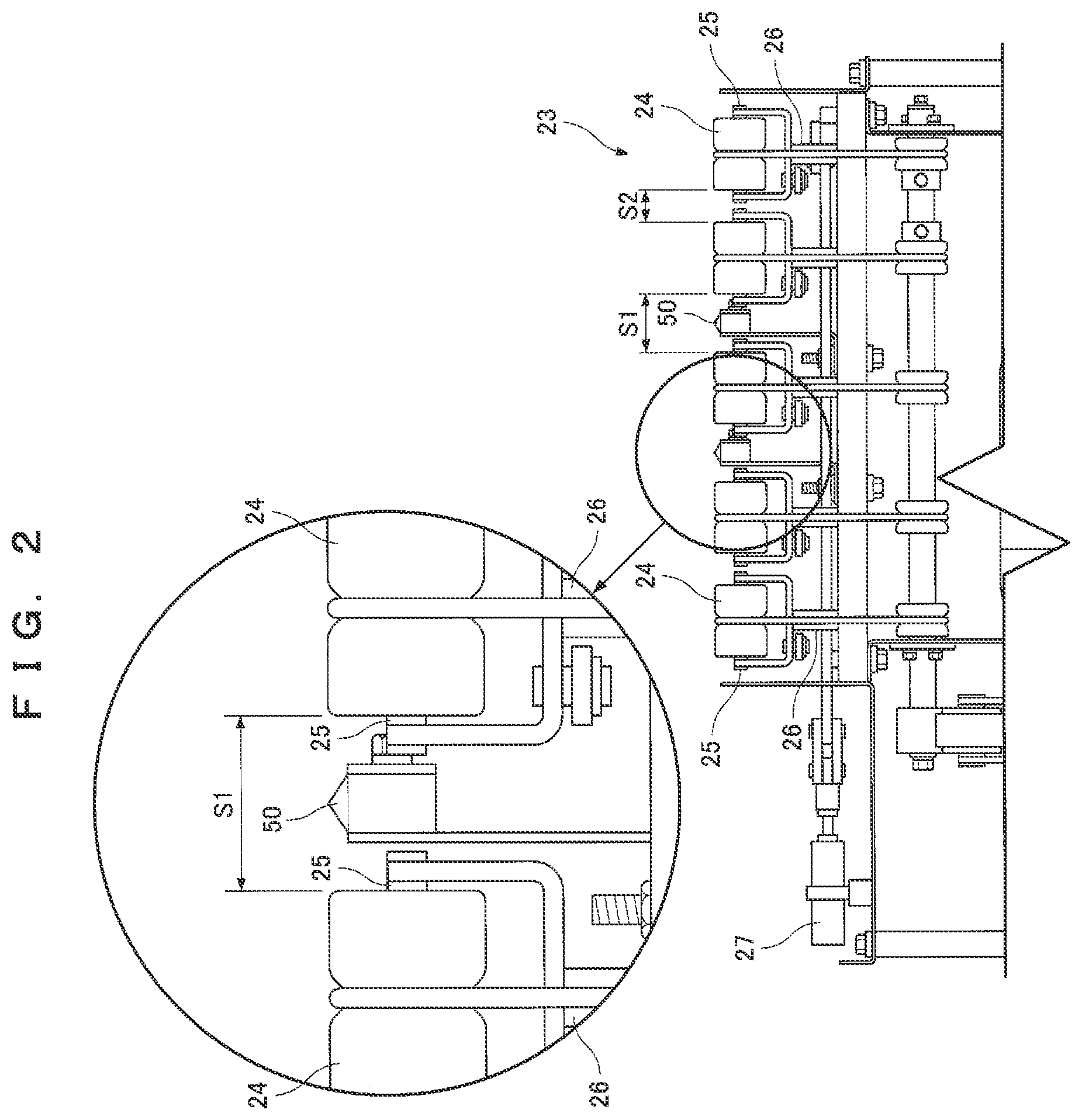 Patent US11787643 Figure 2 – Diverting equipment