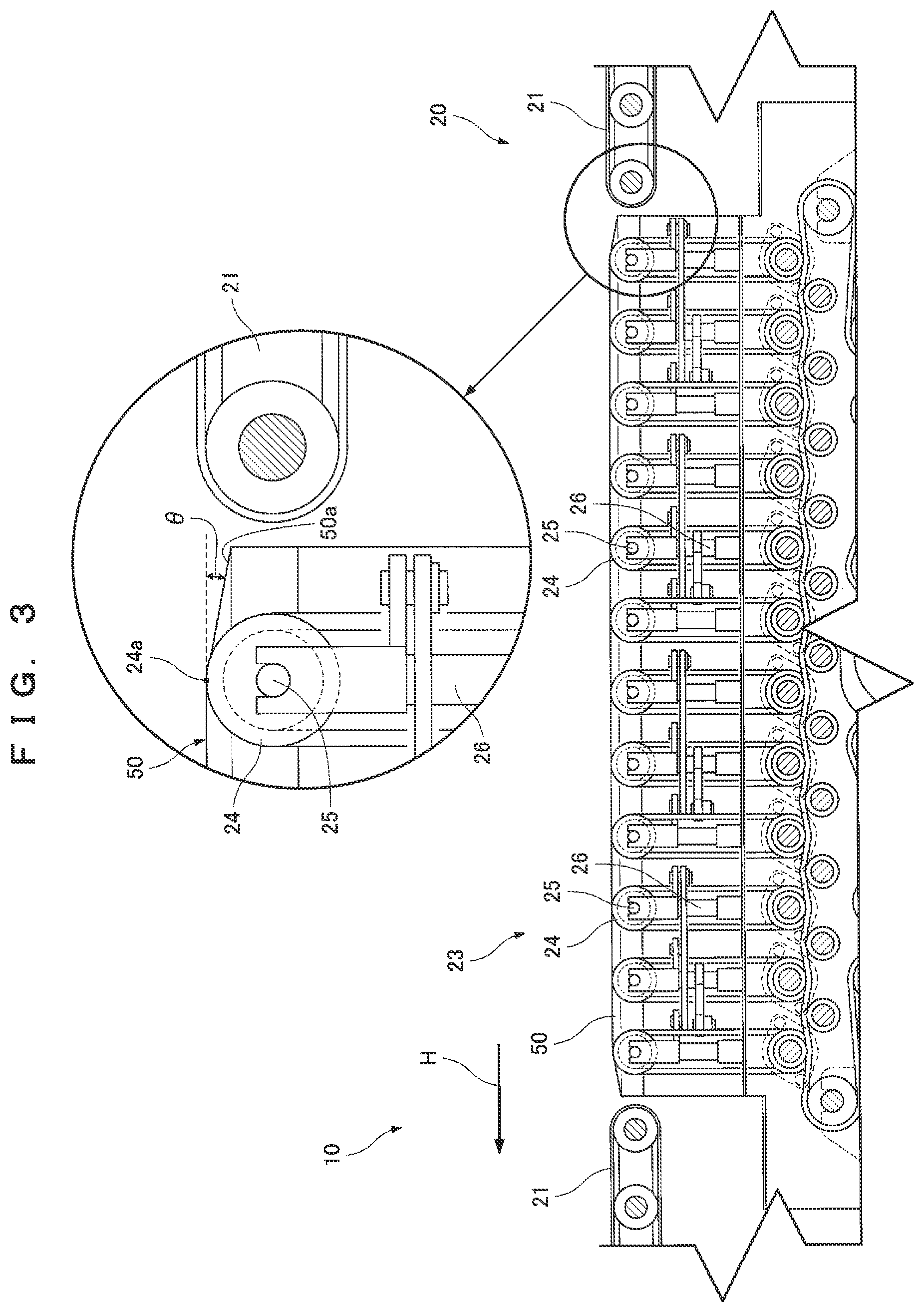 Patent US11787643 Figure 3 – Diverting equipment