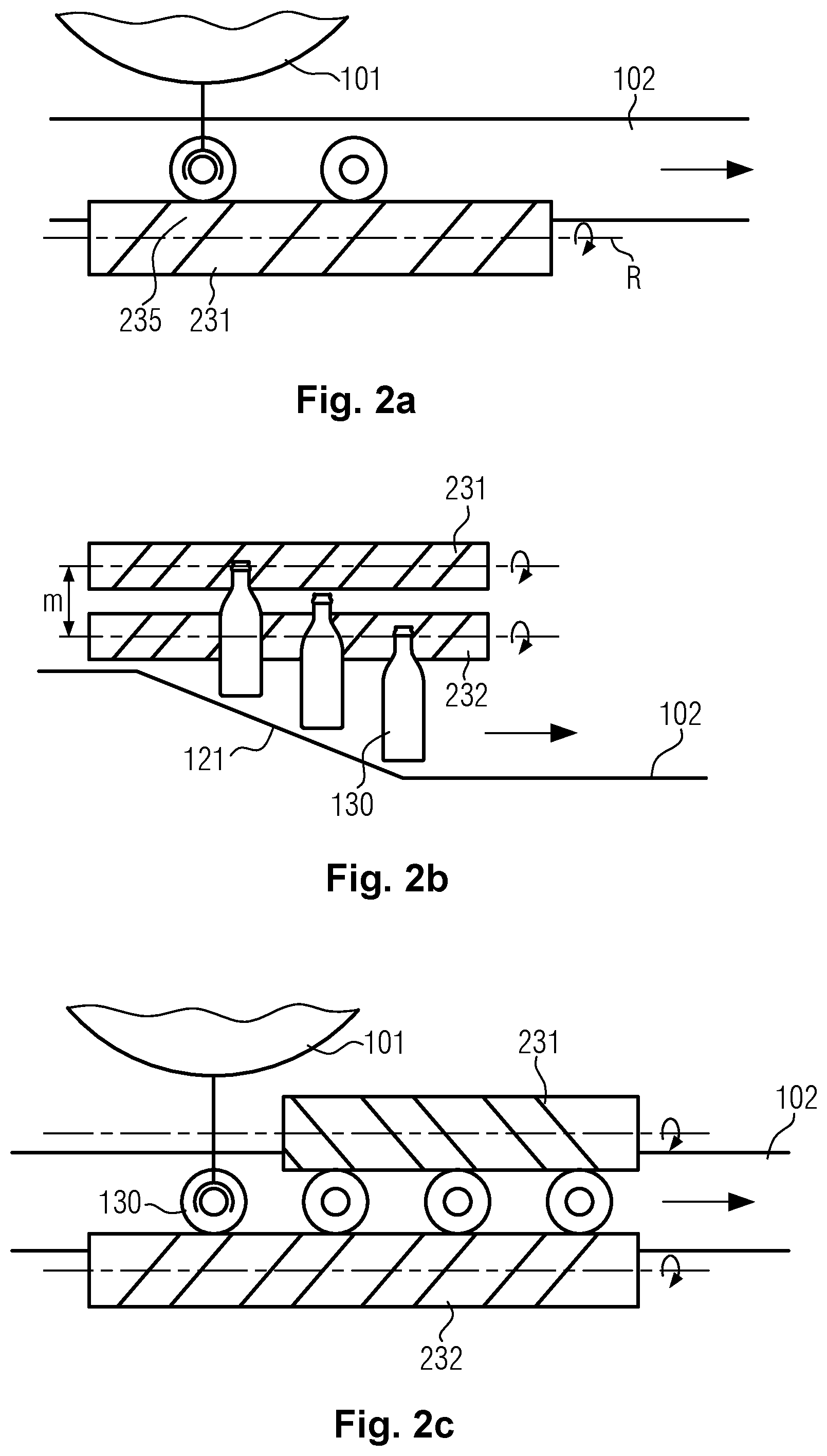 Patent US11787644 Figure 2 – Transporting installation for containers