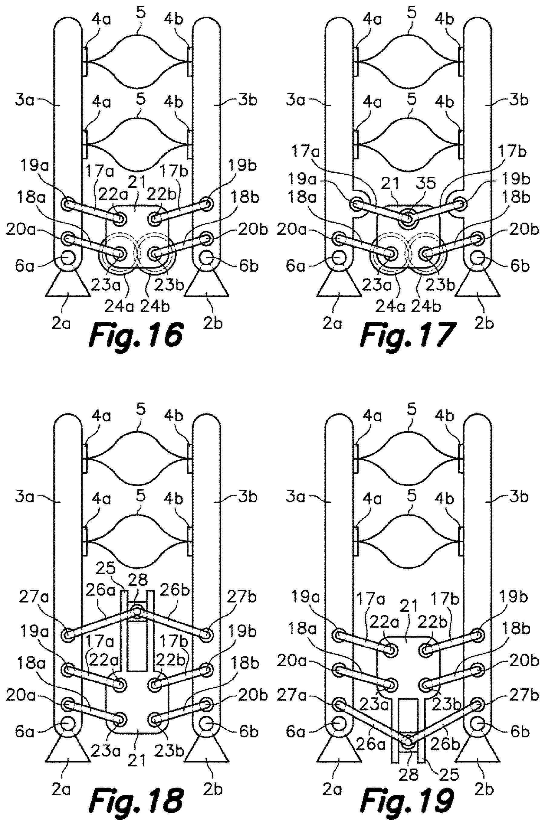 Patent US11787645 Figure 8 – Conveyor device for conveying flexible containers along a packaging line