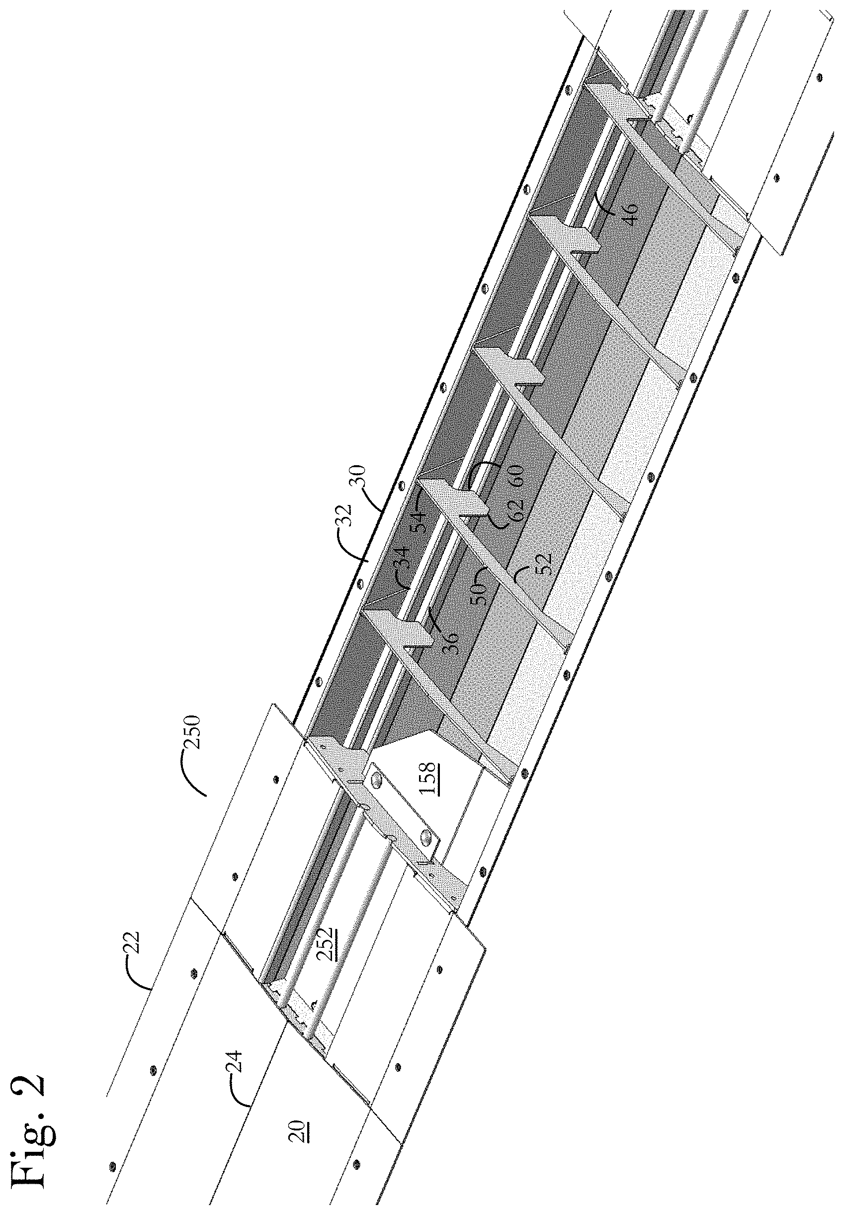 Patent US11787648 Figure 2 – Grain bin unloading conveyor system