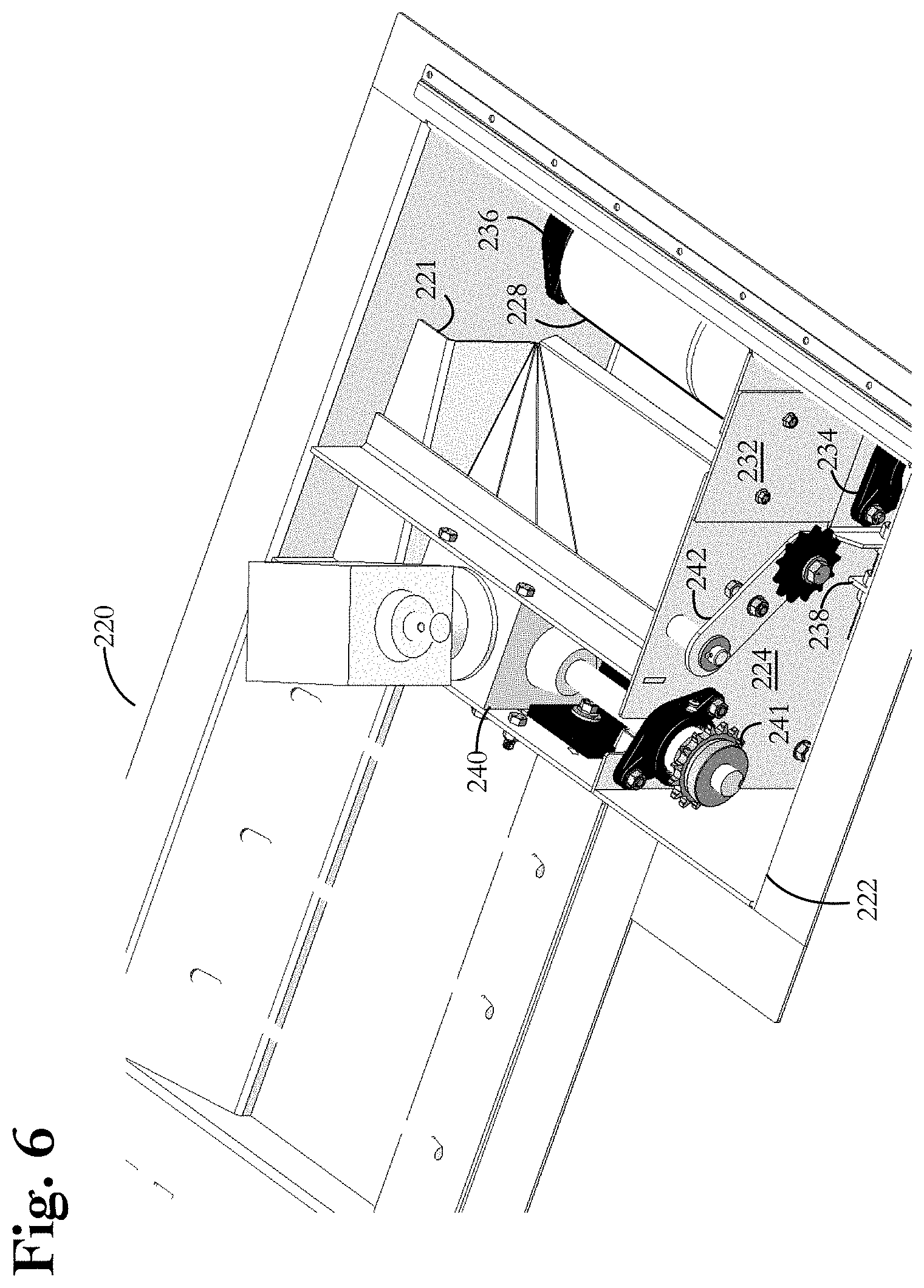 Patent US11787648 Figure 6 – Grain bin unloading conveyor system