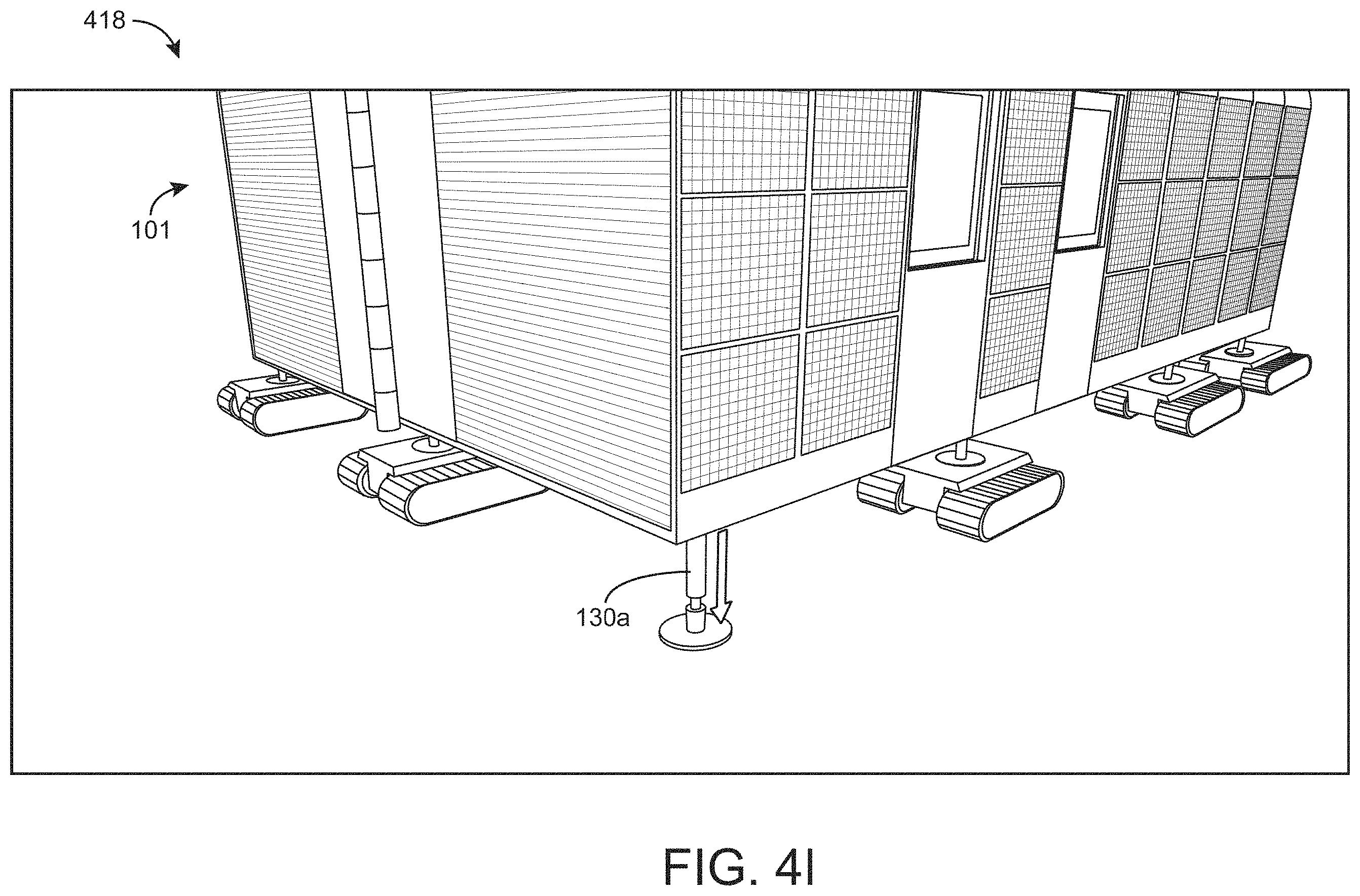 Patent US11787650 Figure 12 – Trailer with loading and unloading system