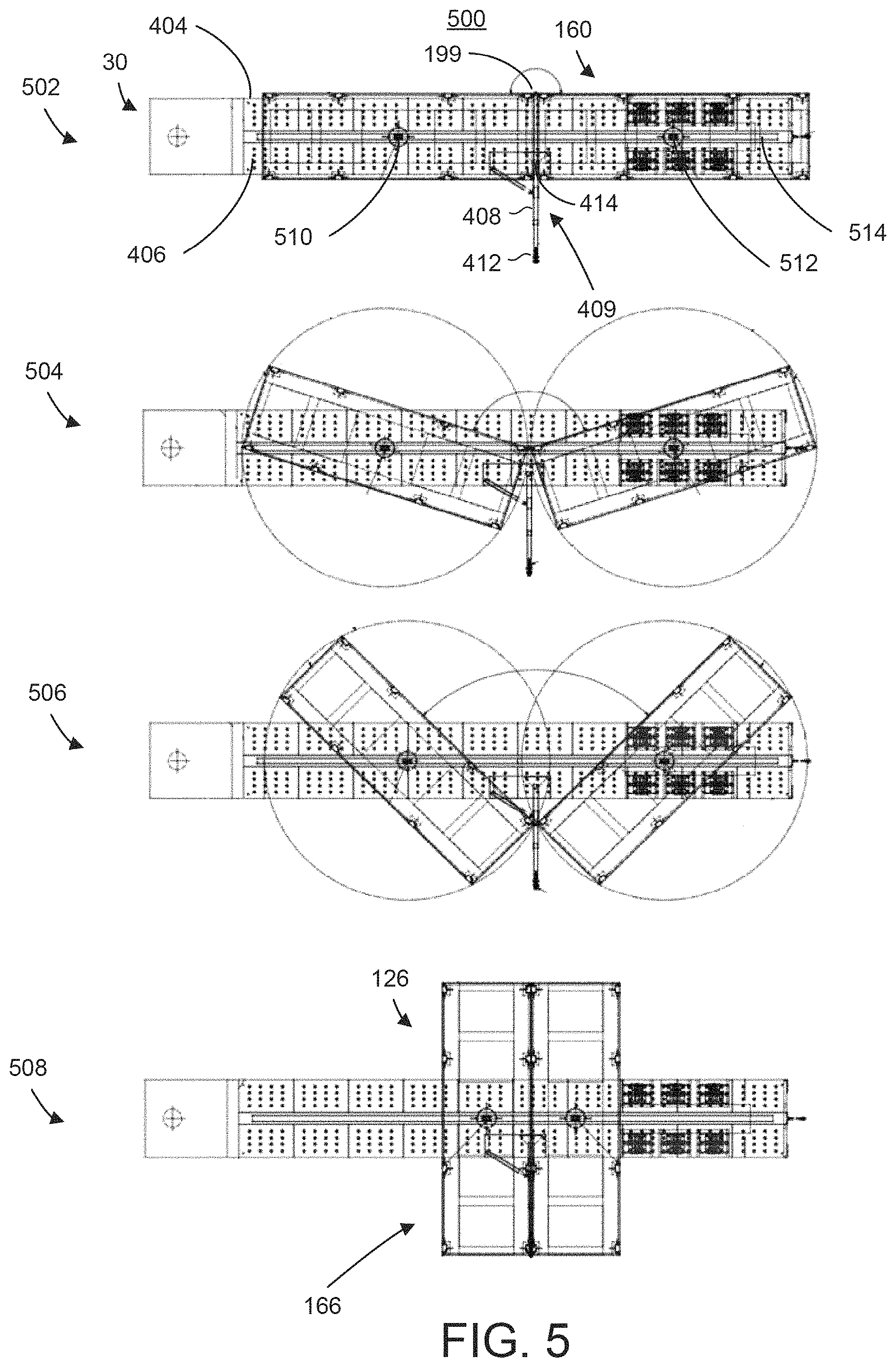Patent US11787650 Figure 13 – Trailer with loading and unloading system