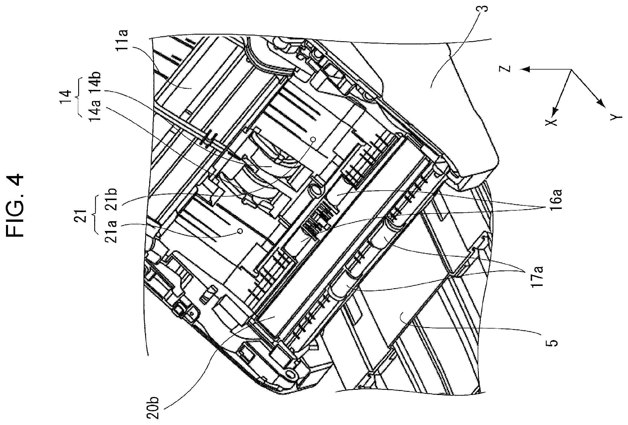 Patent US11787653 Figure 4 – Medium feeding device and image reading apparatus