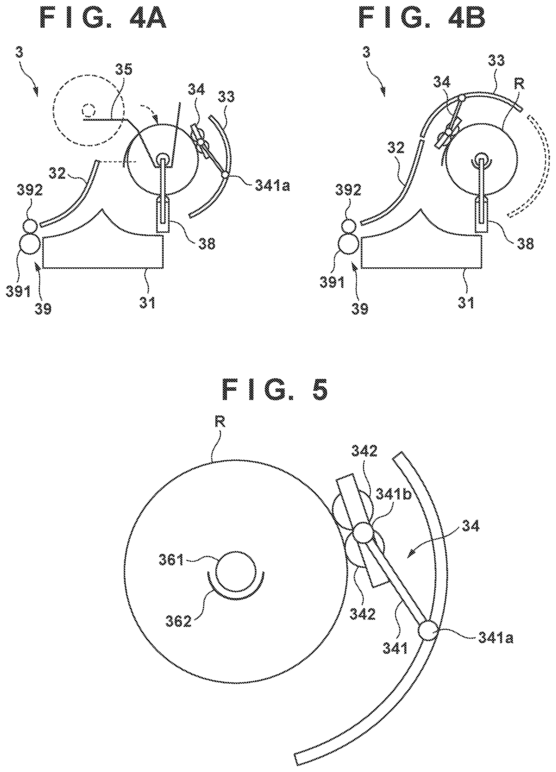 Patent US11787654 Figure 4 – Sheet feeding apparatus and printing apparatus