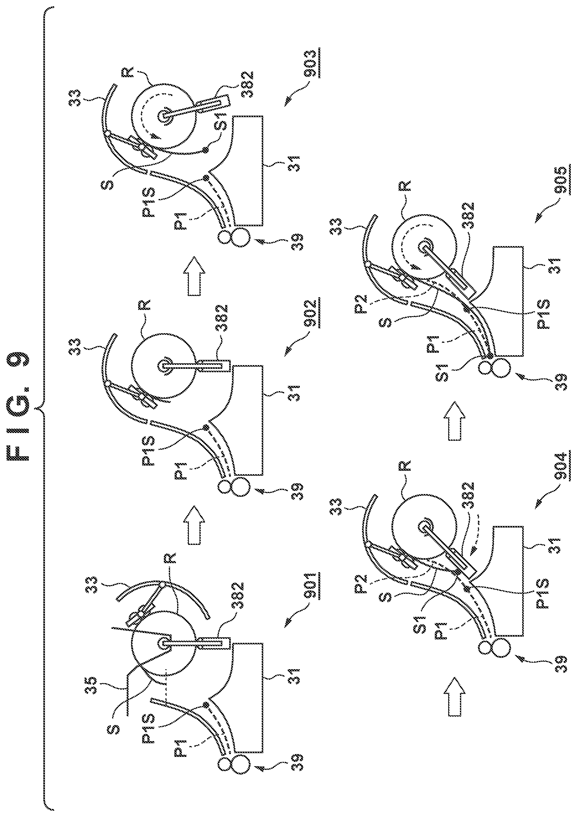 Patent US11787654 Figure 7 – Sheet feeding apparatus and printing apparatus