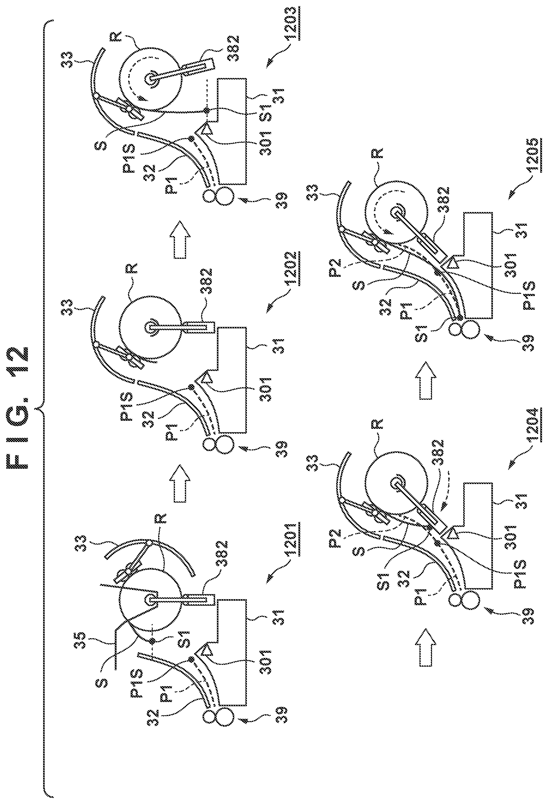 Patent US11787654 Figure 9 – Sheet feeding apparatus and printing apparatus