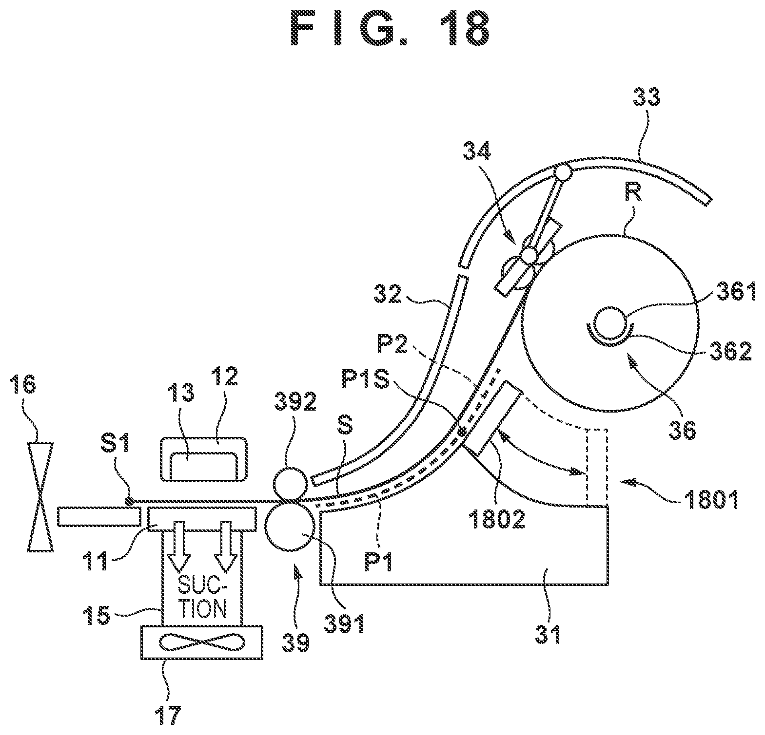 Patent US11787654 Figure 14 – Sheet feeding apparatus and printing apparatus
