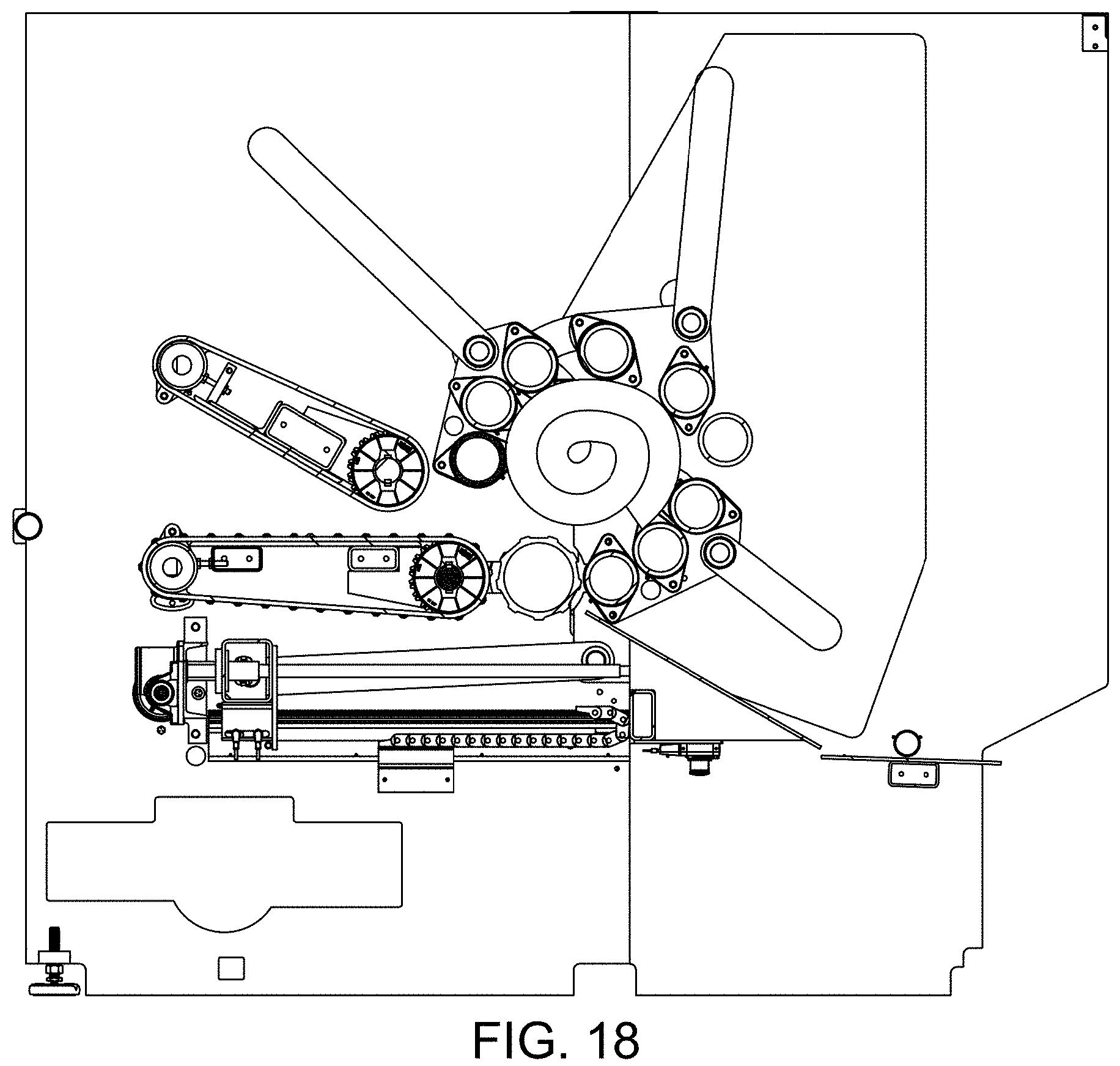 Patent US11787655 Figure 15 – Variable roll cage machine and process