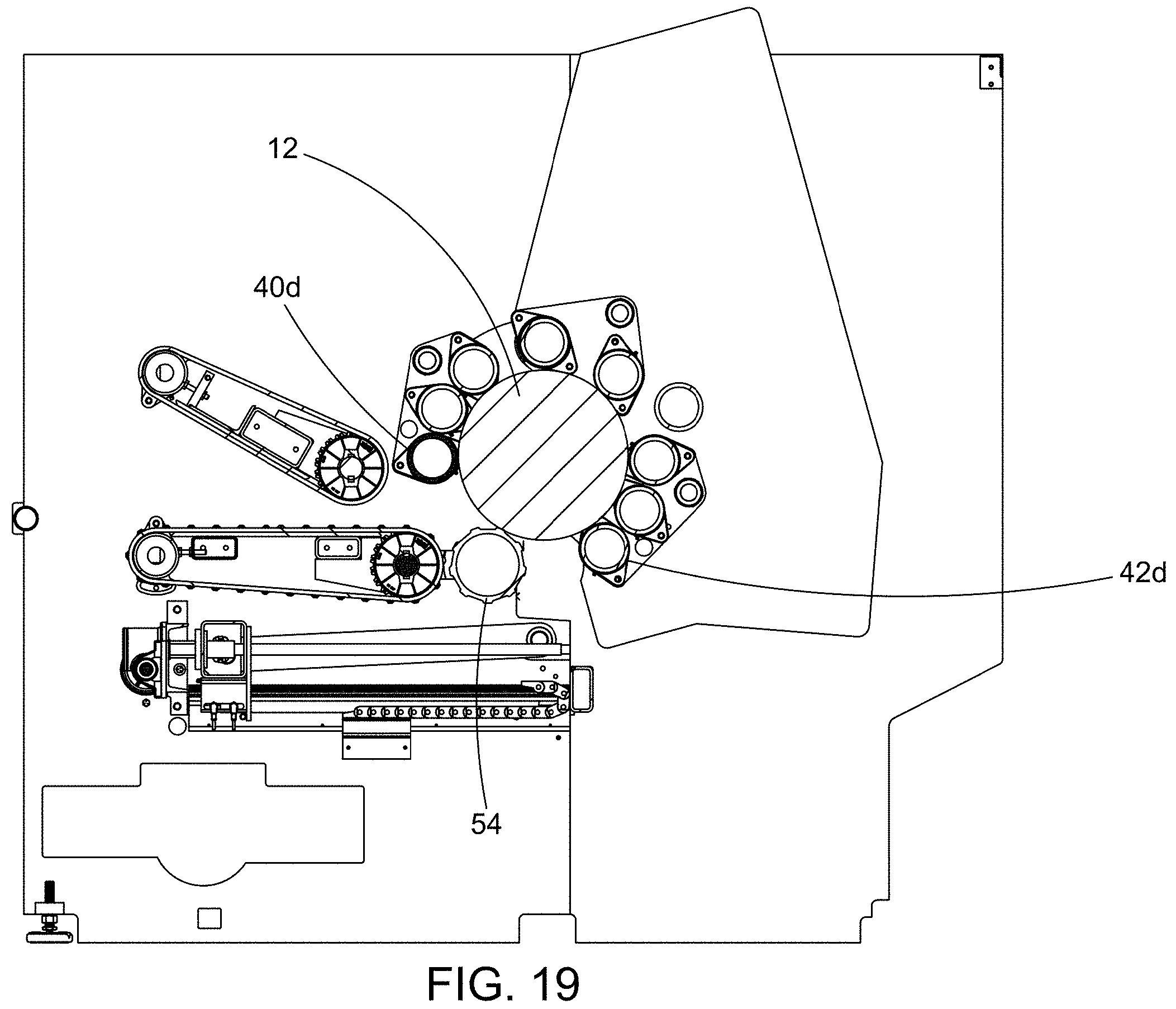 Patent US11787655 Figure 16 – Variable roll cage machine and process