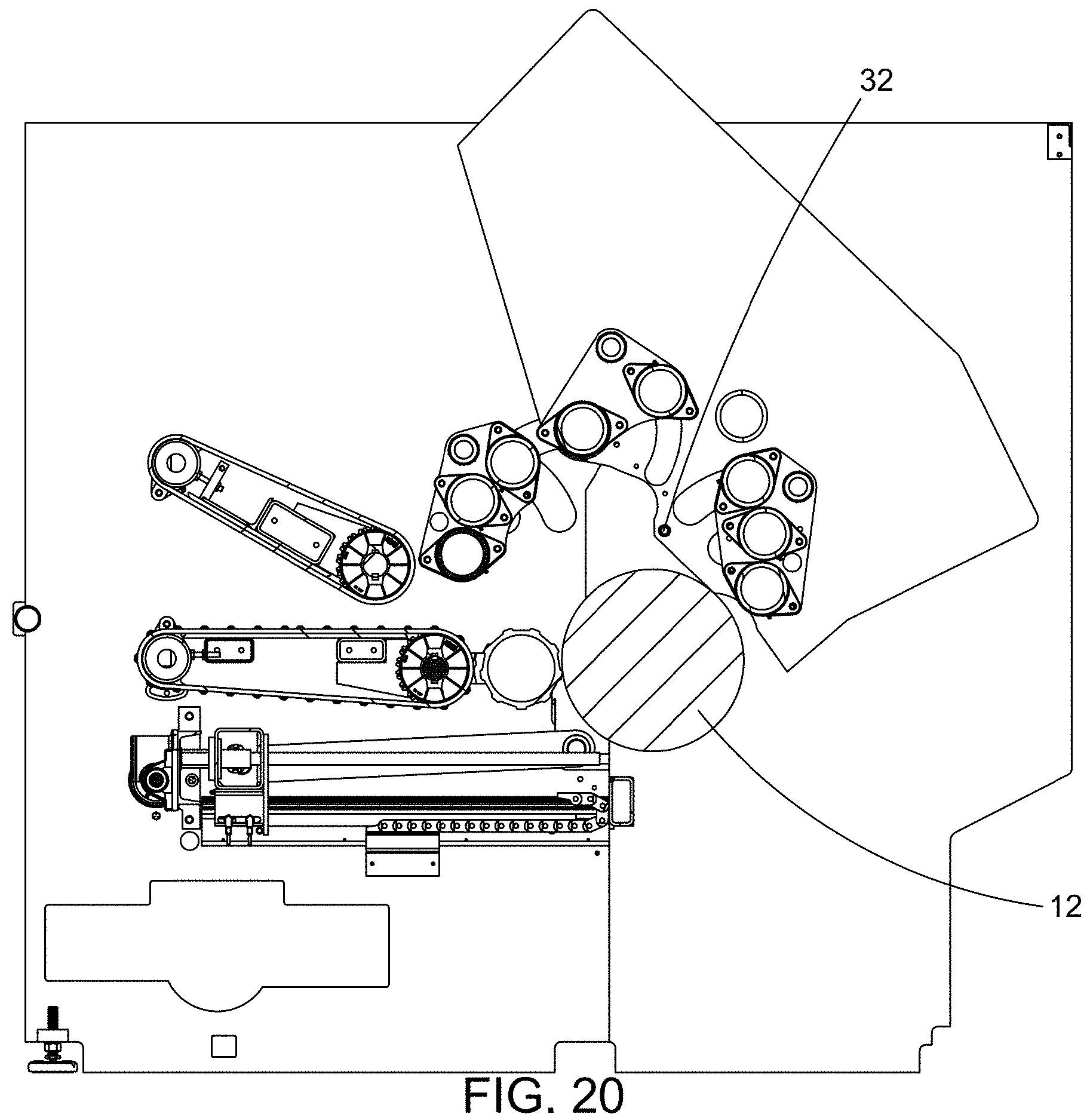 Patent US11787655 Figure 17 – Variable roll cage machine and process