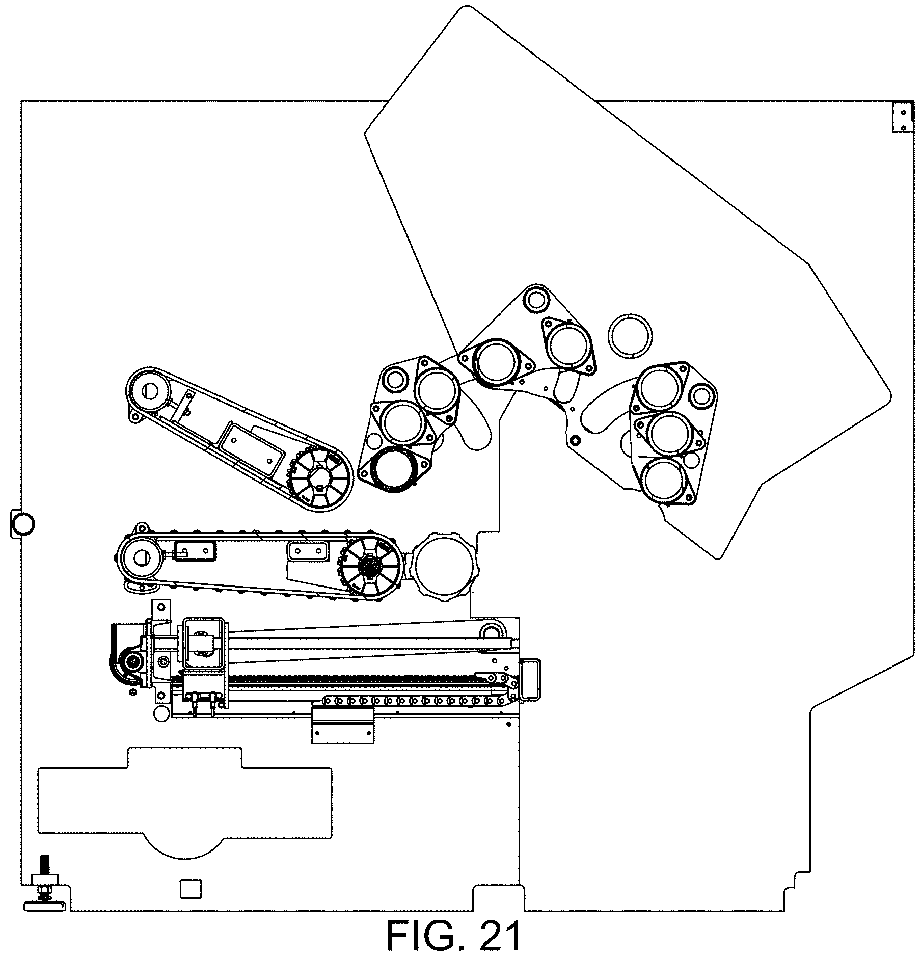 Patent US11787655 Figure 18 – Variable roll cage machine and process