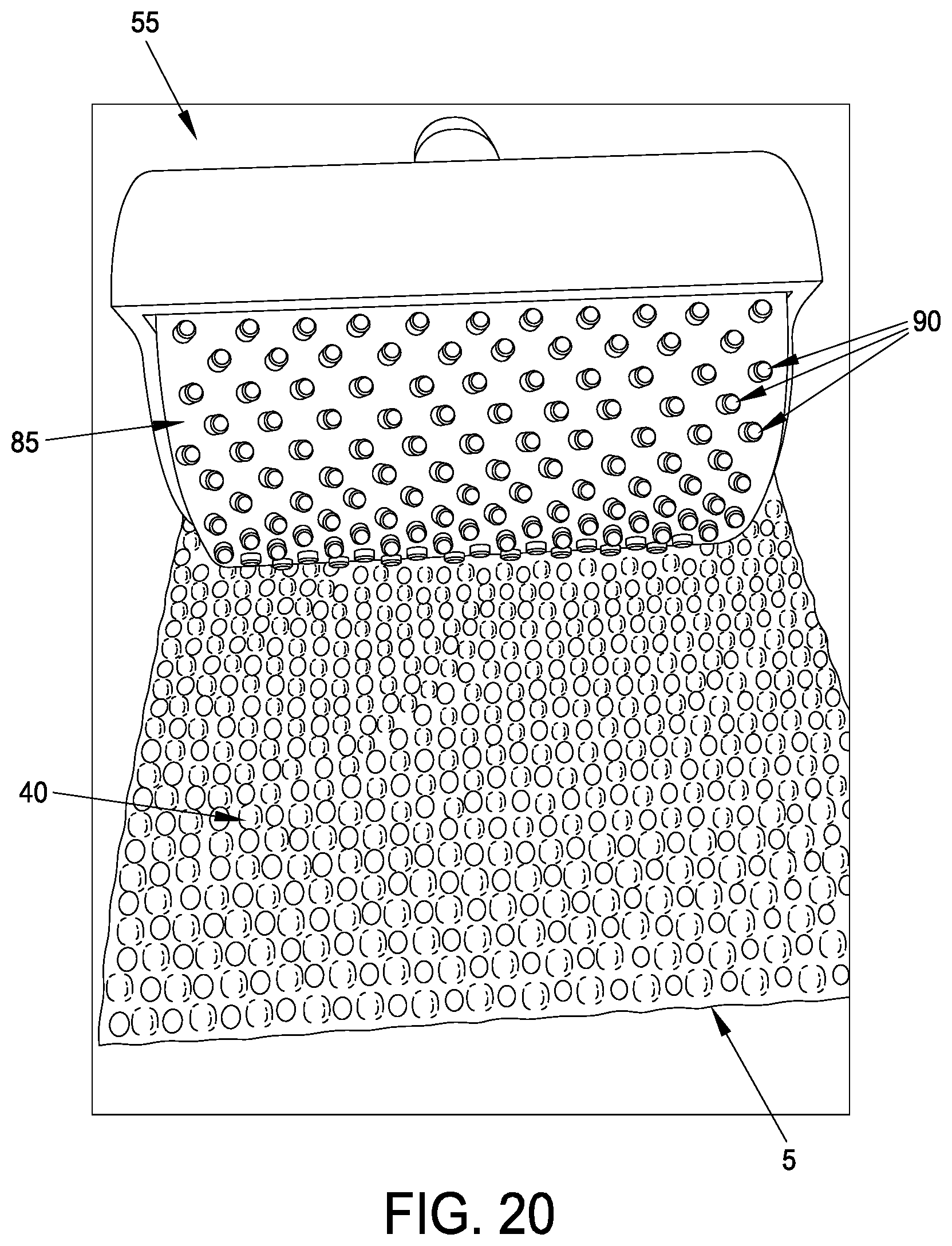 Patent US11787657 Figure 20 – Apparatus and method for applying self-adhesive seam tapes to the junctions of waterproofing membranes so as to render those junctions waterproof
