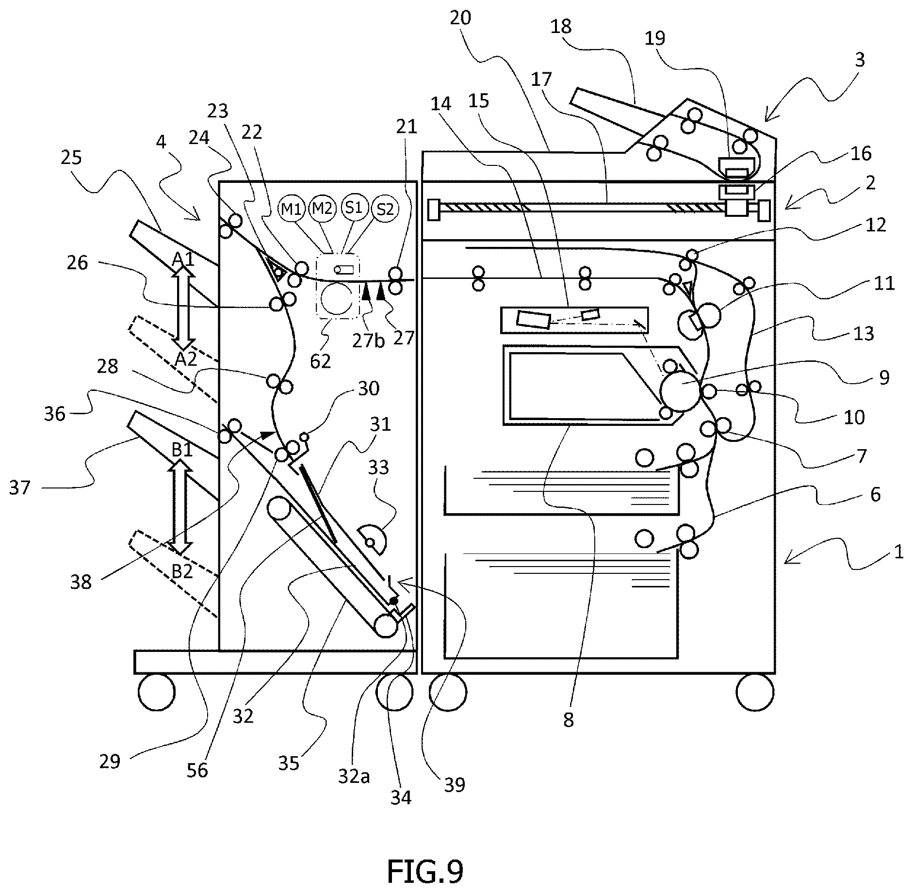 Patent US11787658 Figure 10 – Sheet processing apparatus