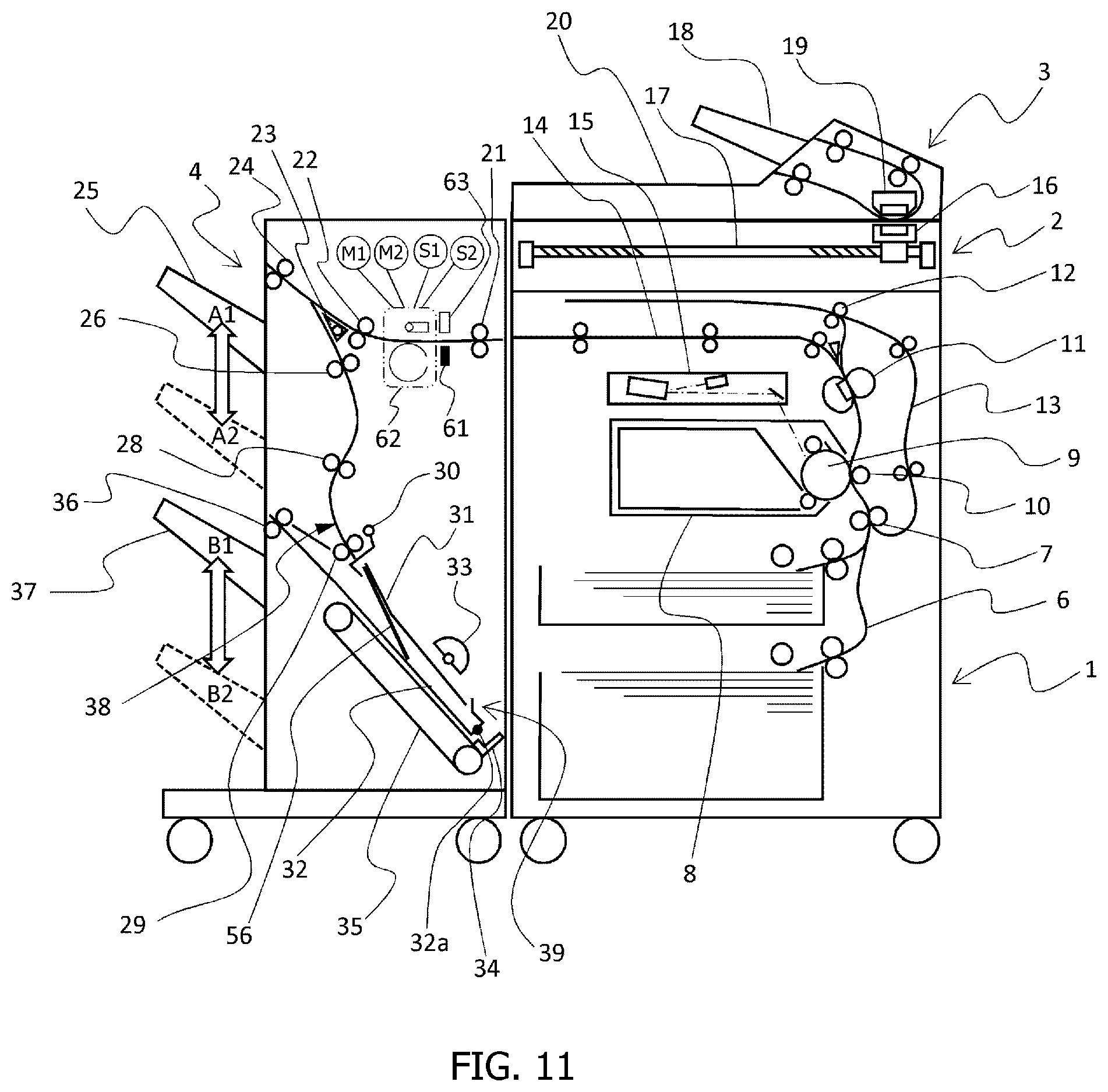 Patent US11787658 Figure 12 – Sheet processing apparatus