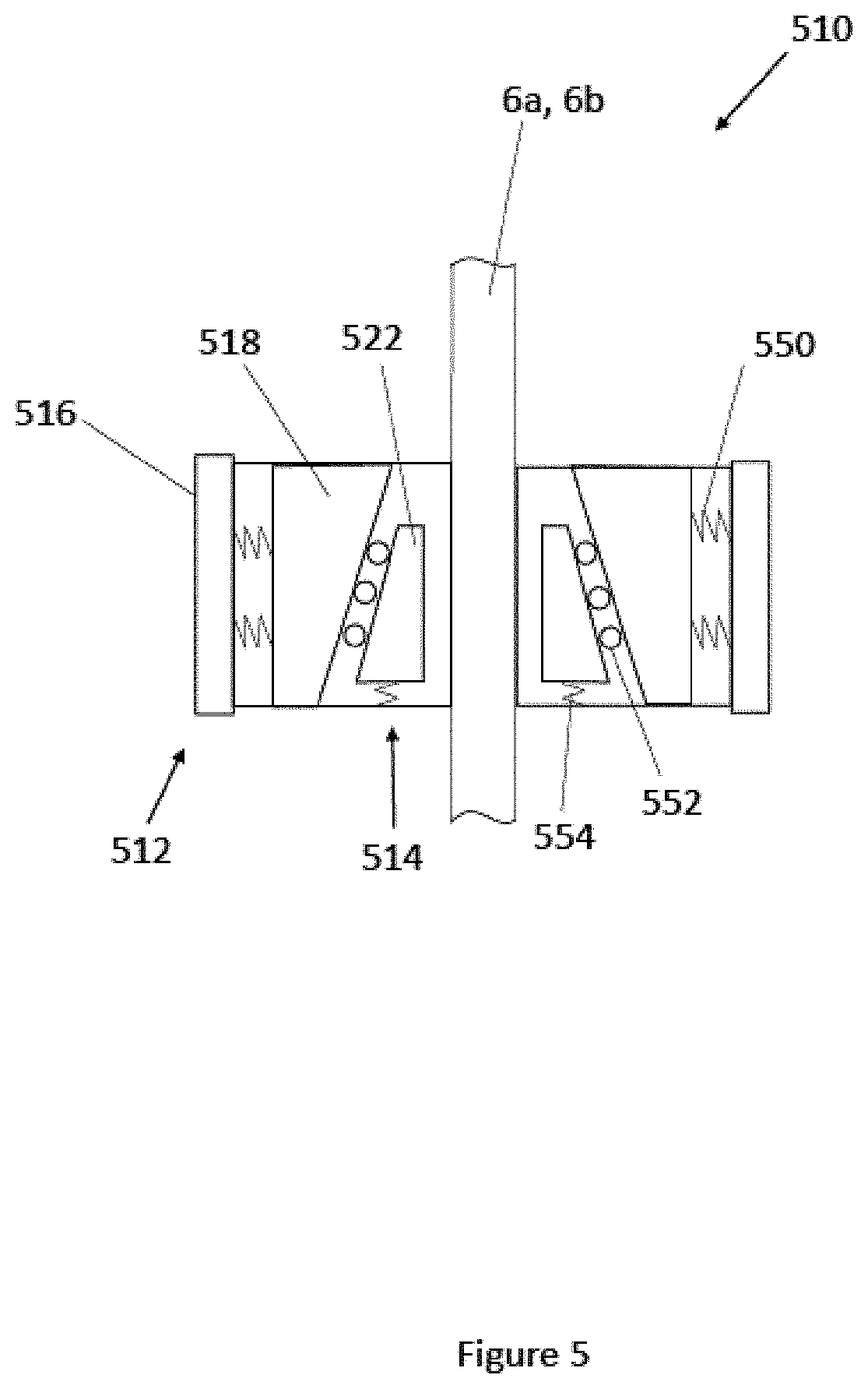 Patent US11787663 Figure 5 – Elevator car with electronic safety actuator