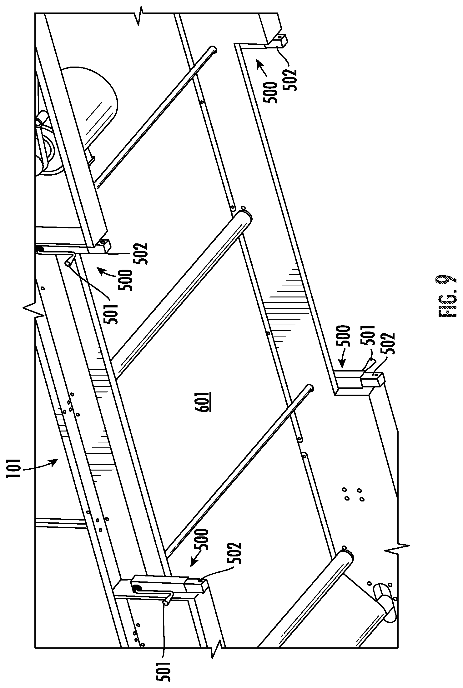 Patent US11787665 Figure 6 – Systems and methods for variable speed modular moving walkways
