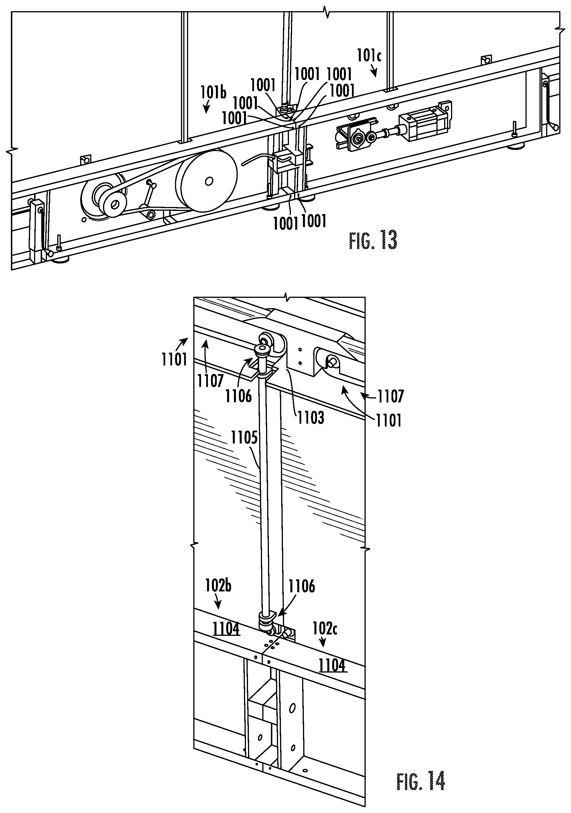 Patent US11787665 Figure 9 – Systems and methods for variable speed modular moving walkways