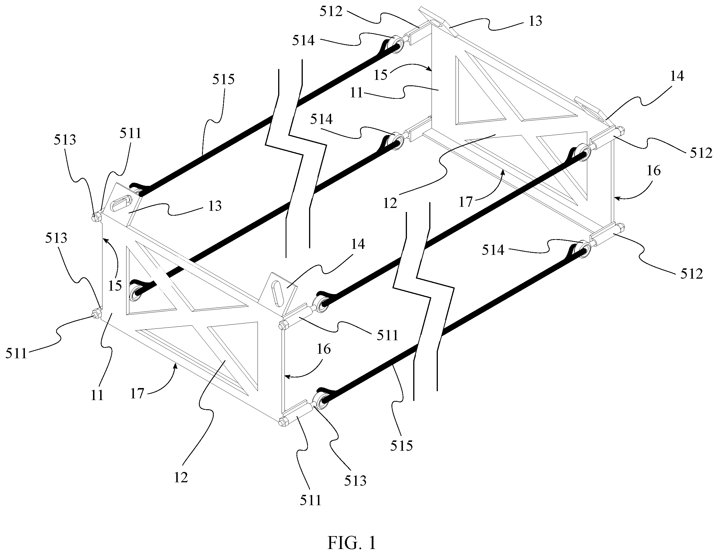 Patent US11787666 Figure 1 – Lifting apparatus