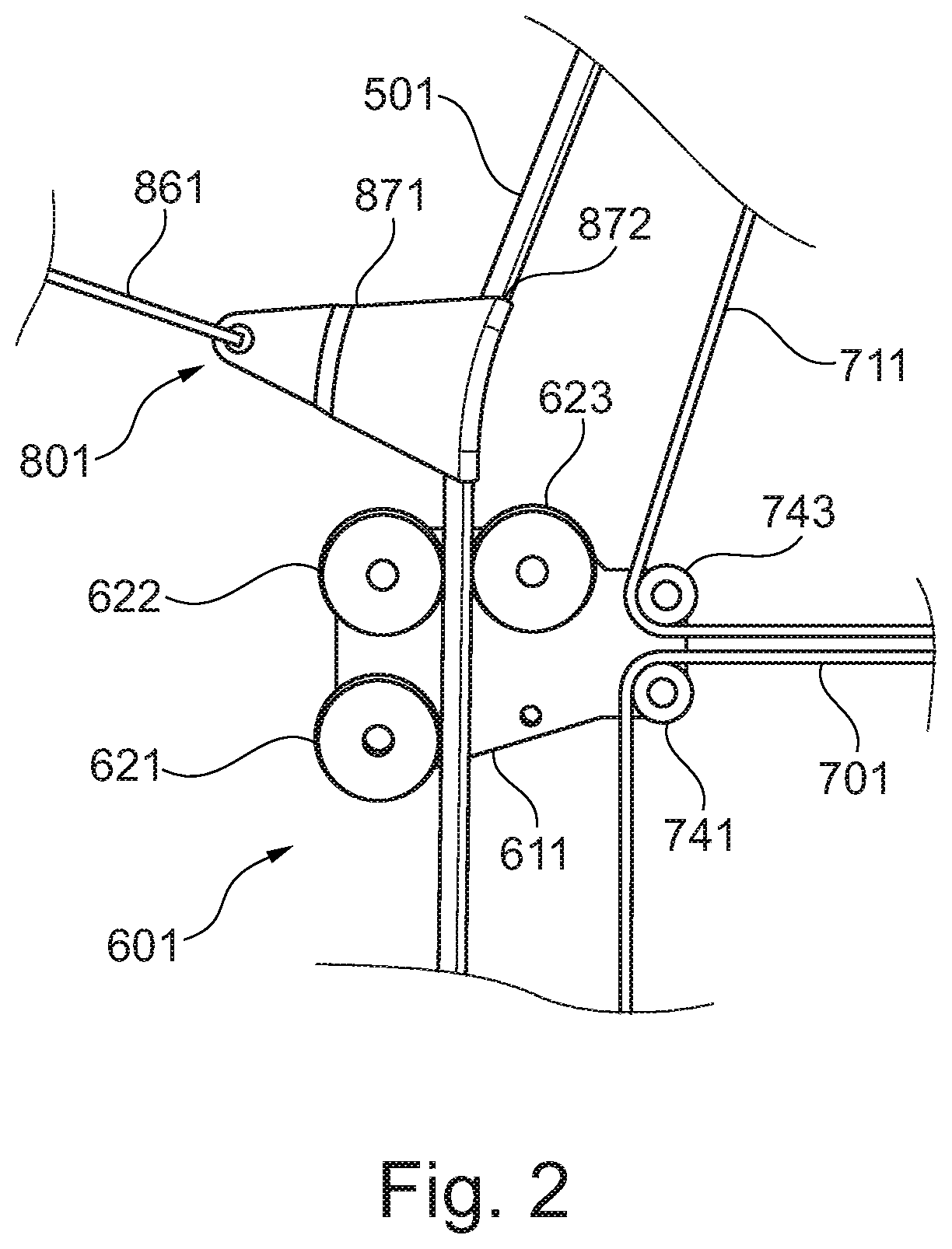 Patent US11787667 Figure 2 – Lifting assembly and a method for handling a component