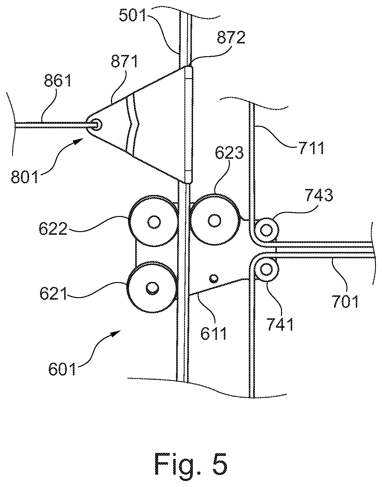 Patent US11787667 Figure 5 – Lifting assembly and a method for handling a component