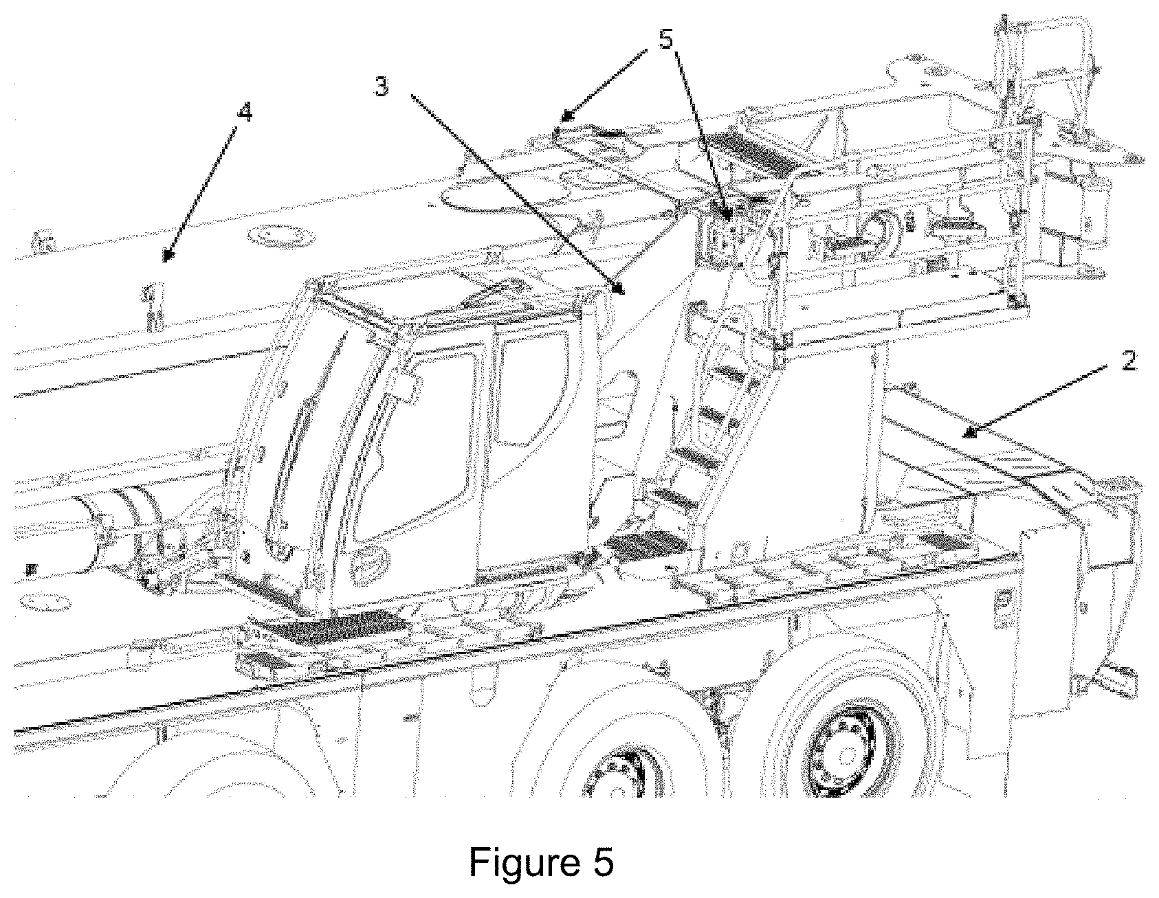 Patent US11787673 Figure 3 – Mobile crane comprising a superstructure having at least one bearing point for pinning on a boom